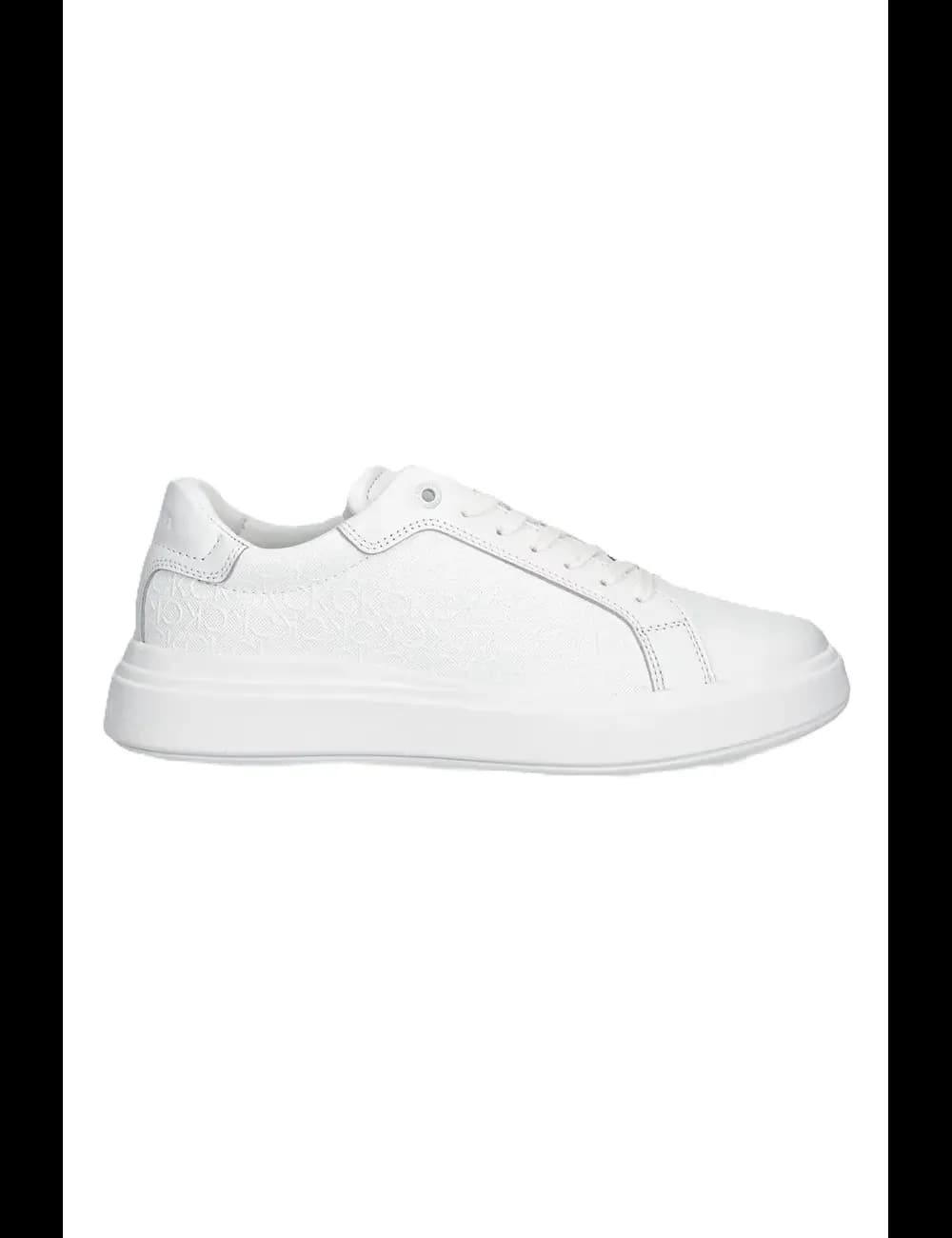 CALVIN KLEIN JEANS sneakers white logato - 2