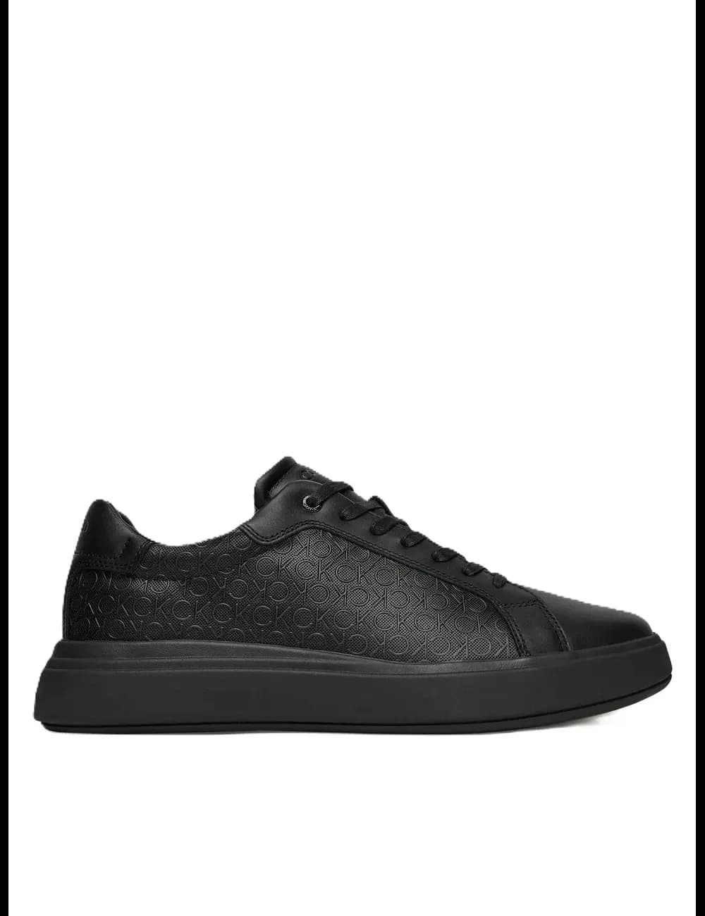 KALVIN KLEIN JEANS sneakers uomo total black logata - 2