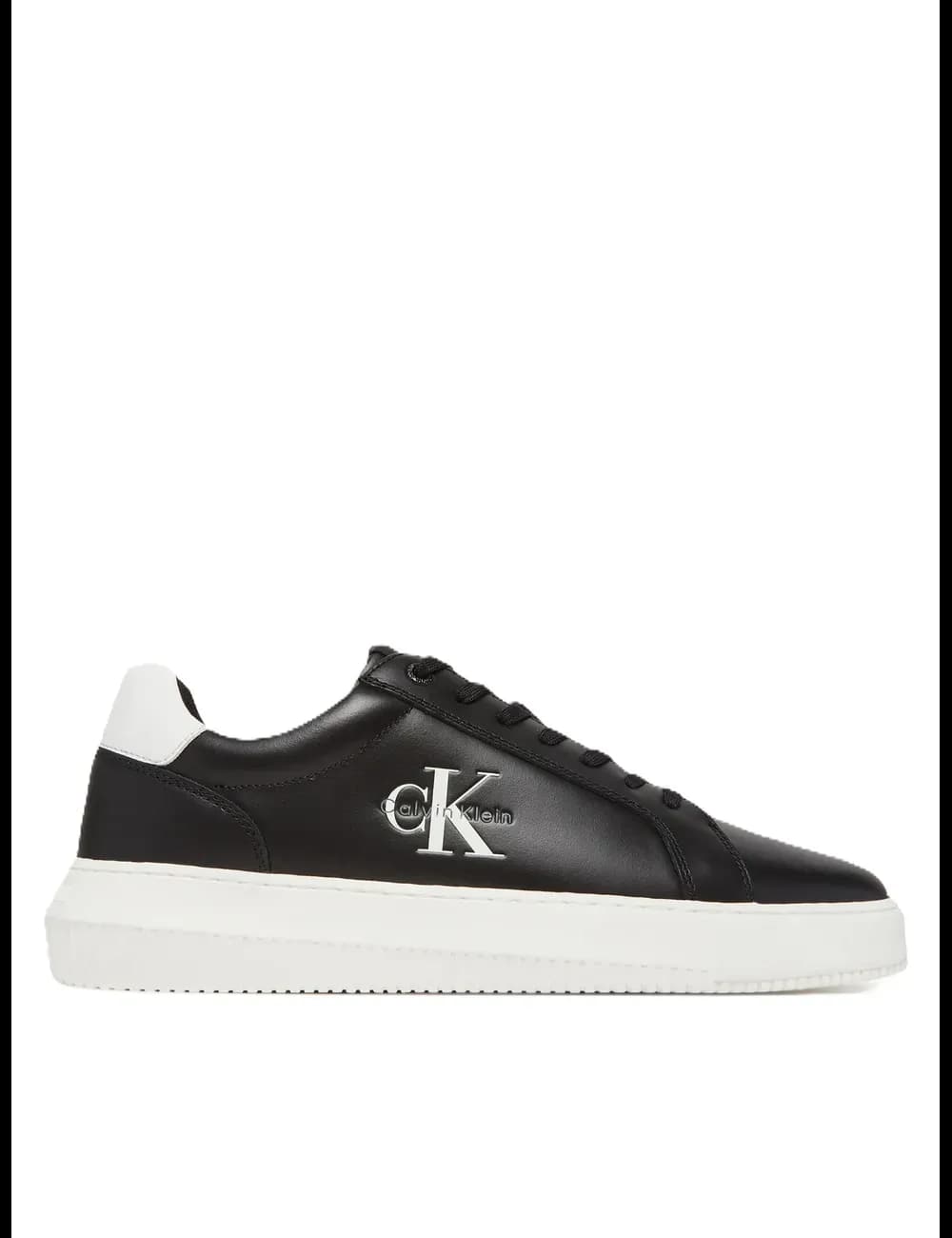 CALVIN KLEIN JEANS sneakers uomo black and white - 2