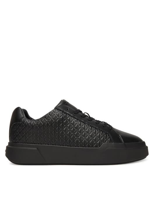 CALVIN KLEIN JEANS sneakers uomo black logata - 2
