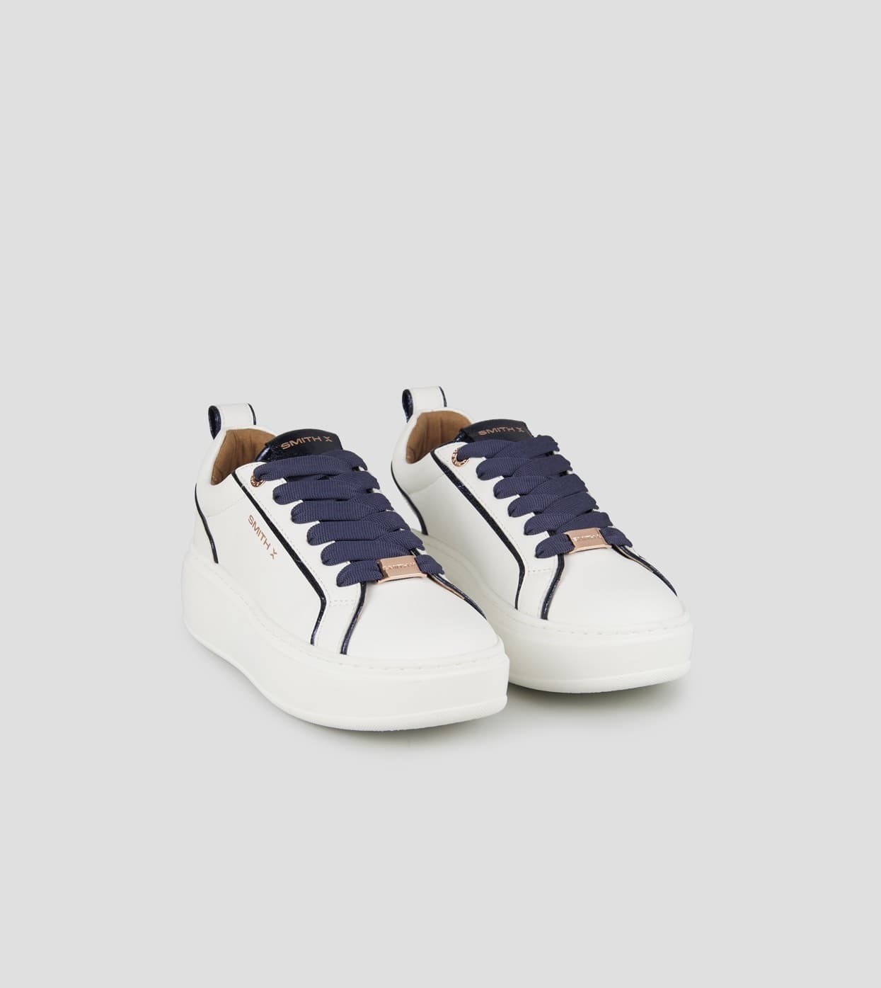 ALEXANDER SMITH Sneakers White-Blu art. SXBCHSW9502 - 3