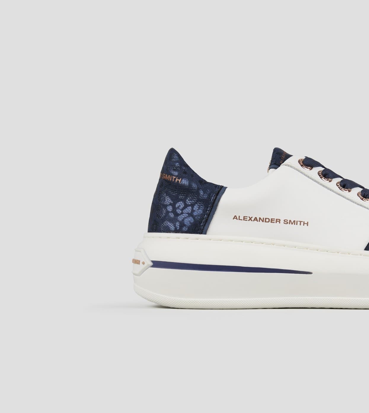 ALEXANDER SMITH Sneakers White-Blu art. ASBCLSW1861WBL - 2