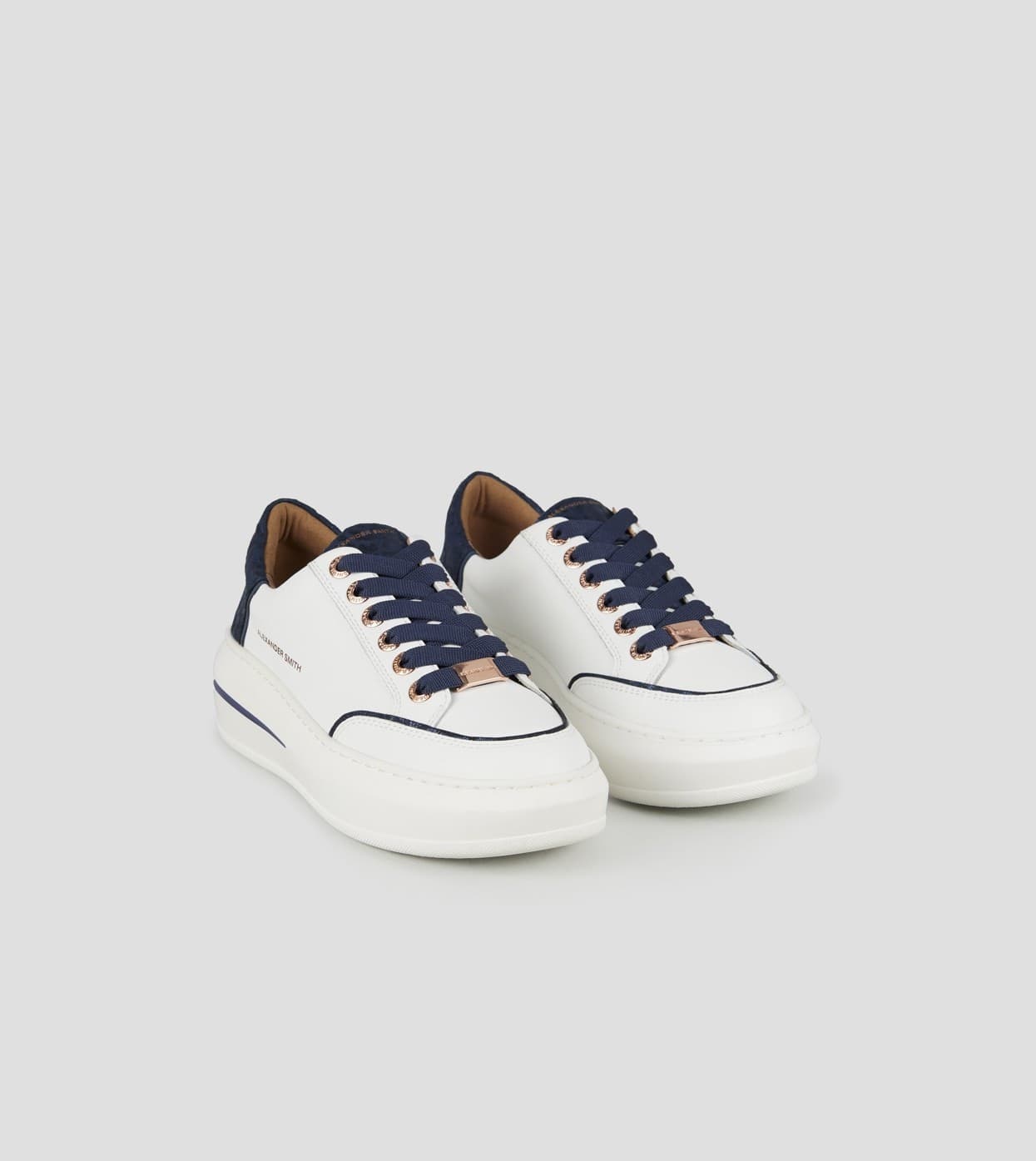ALEXANDER SMITH Sneakers White-Blu art. ASBCLSW1861WBL - 3