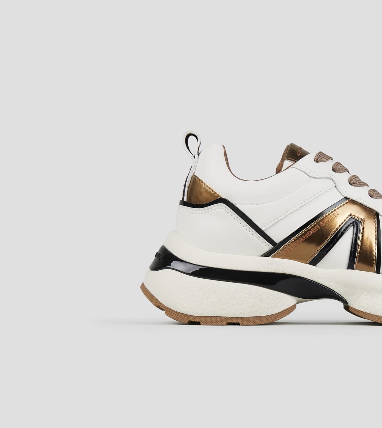 ALEXANDER SMITH Sneakers White-Bronze art. ASBCVIW1006WBZ - 2