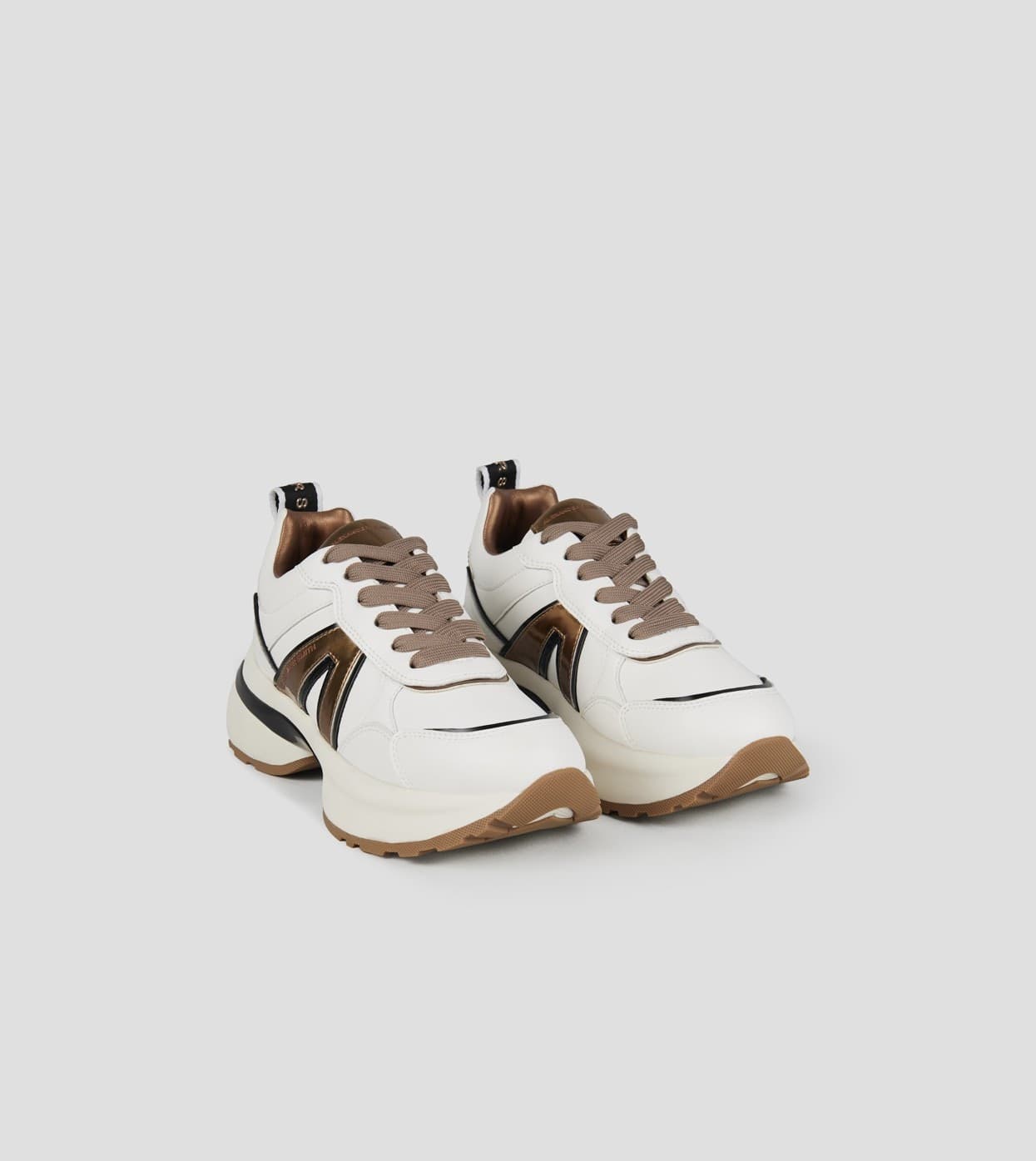 ALEXANDER SMITH Sneakers White-Bronze art. ASBCVIW1006WBZ - 3