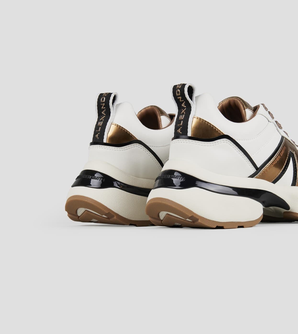 ALEXANDER SMITH Sneakers White-Bronze art. ASBCVIW1006WBZ - 4