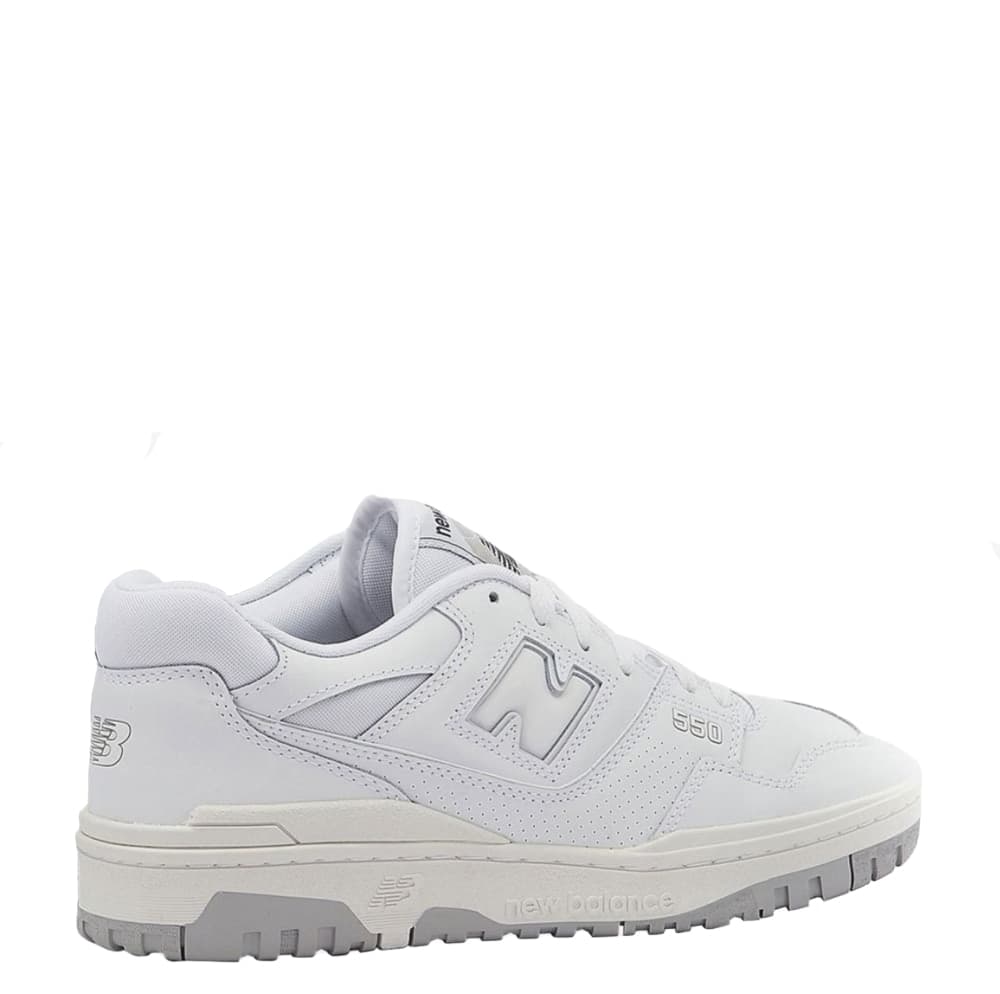 NEW BALANCE Sneakers Uomo art. BB550PB1 in pelle White - 5