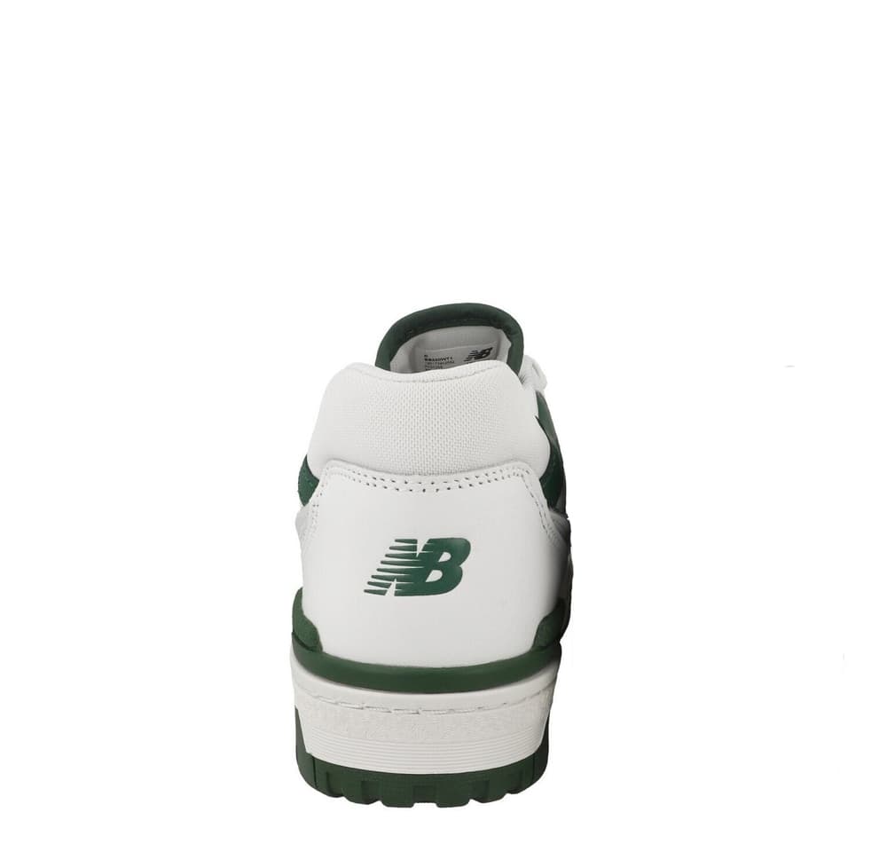 NEW BALANCE Sneakers Uomo art. BB550WT1 in pelle White Green - 3