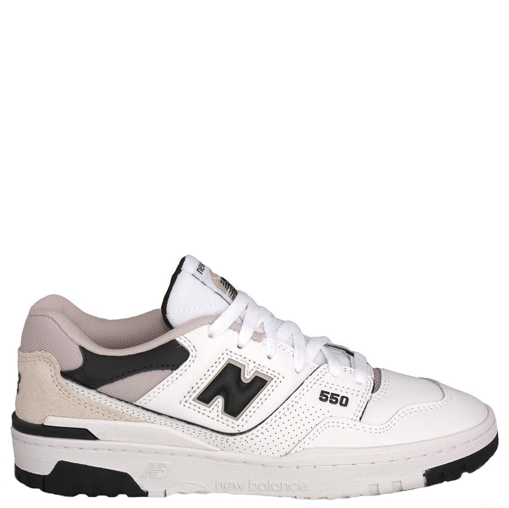 NEW BALANCE Sneakers Donna art. GSB550EI in pelle White/Black - 6