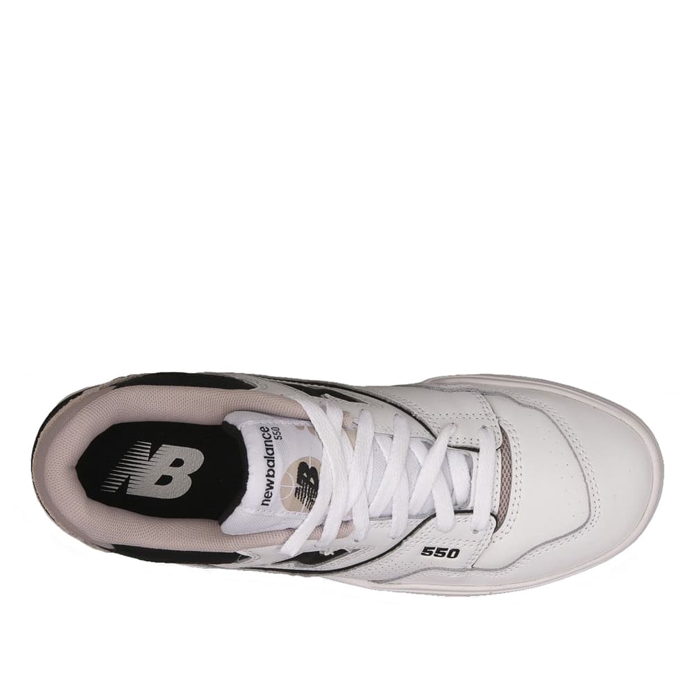 NEW BALANCE Sneakers Donna art. GSB550EI in pelle White/Black - 4
