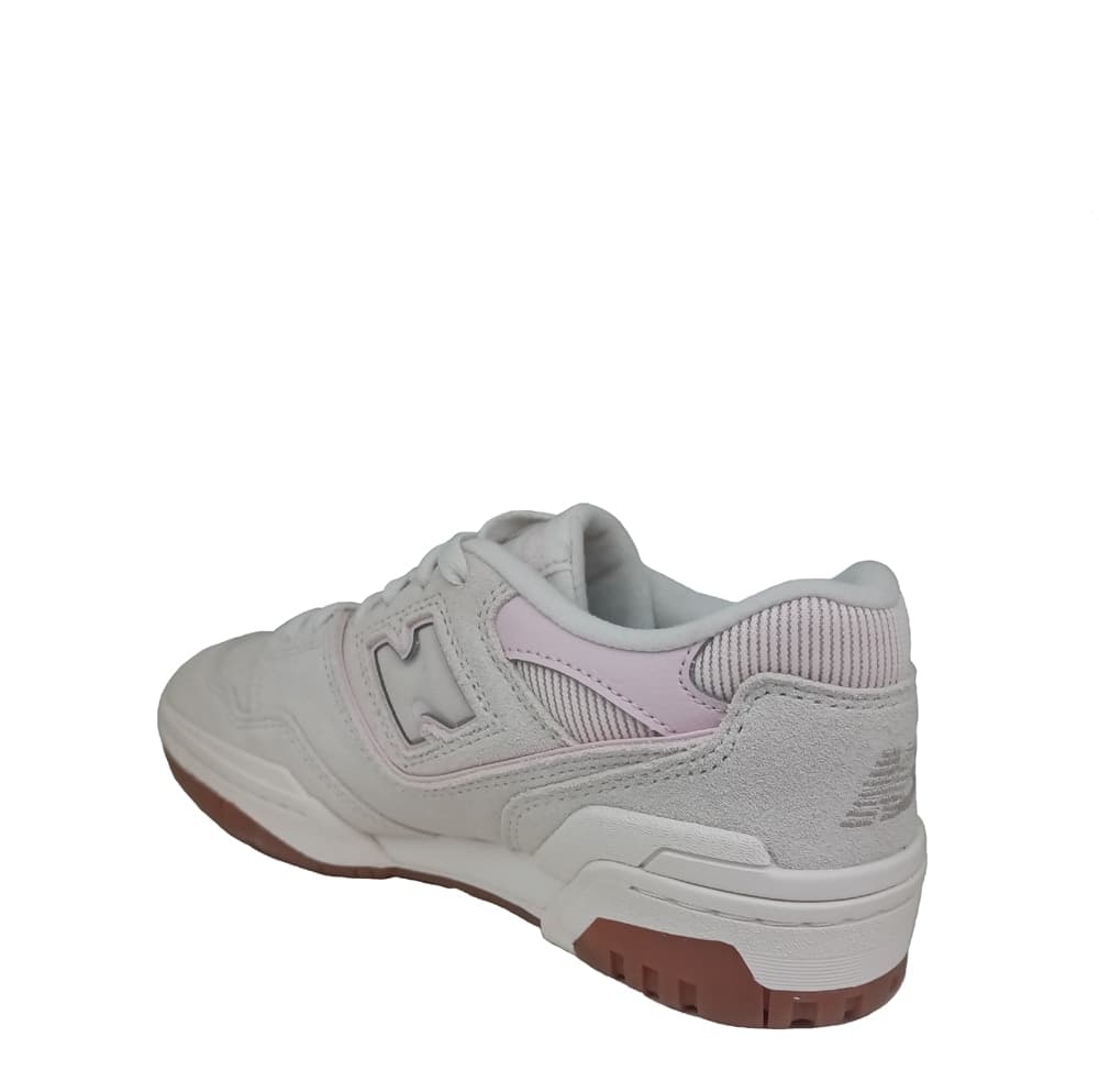 NEW BALANCE Sneakers Donna art. GSB550SP in pelle scamosciata Beige - 6