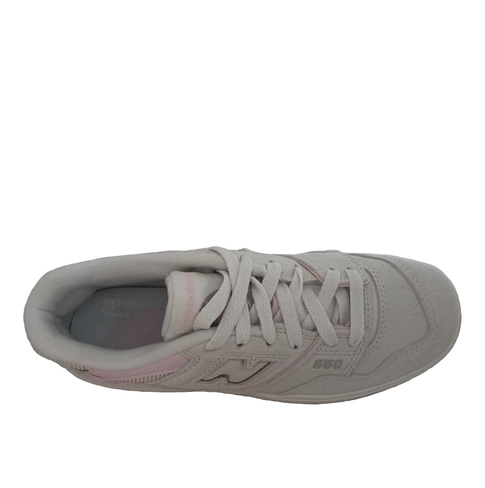 NEW BALANCE Sneakers Donna art. GSB550SP in pelle scamosciata Beige - 7