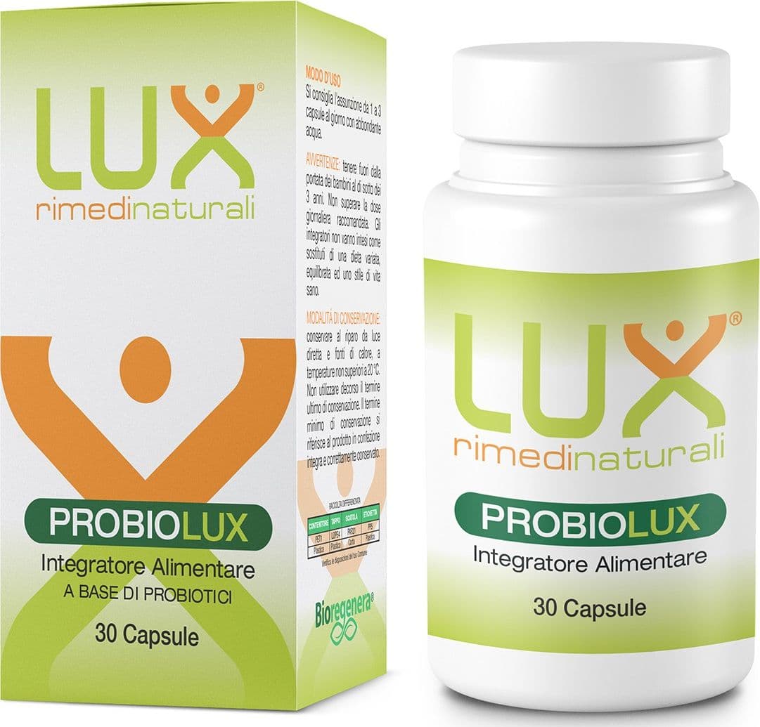 PROBIOLUX integratore alimentare probiotico 30 CPS