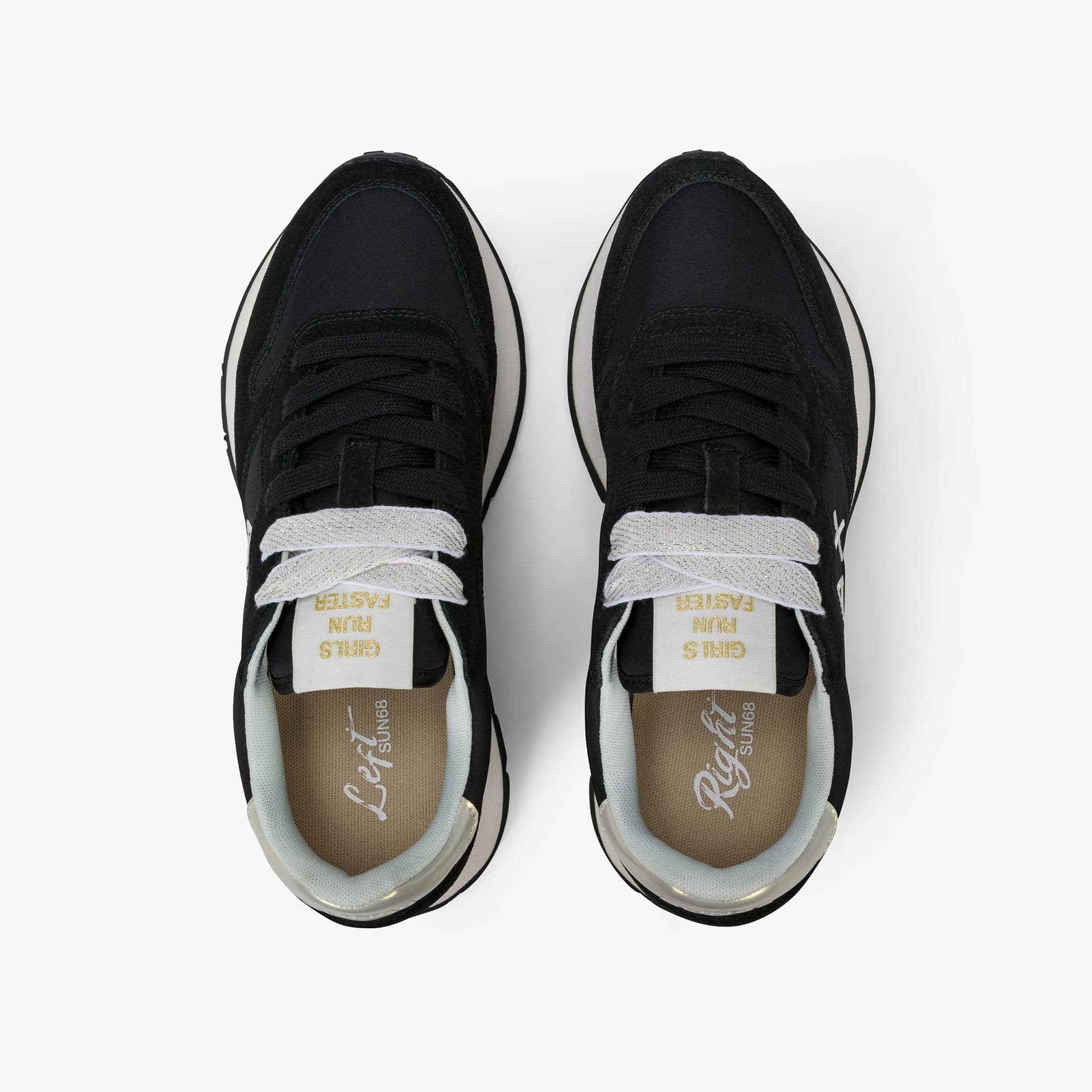 SUN68 Sneakers Donna art. Z36202 Black/White - 4