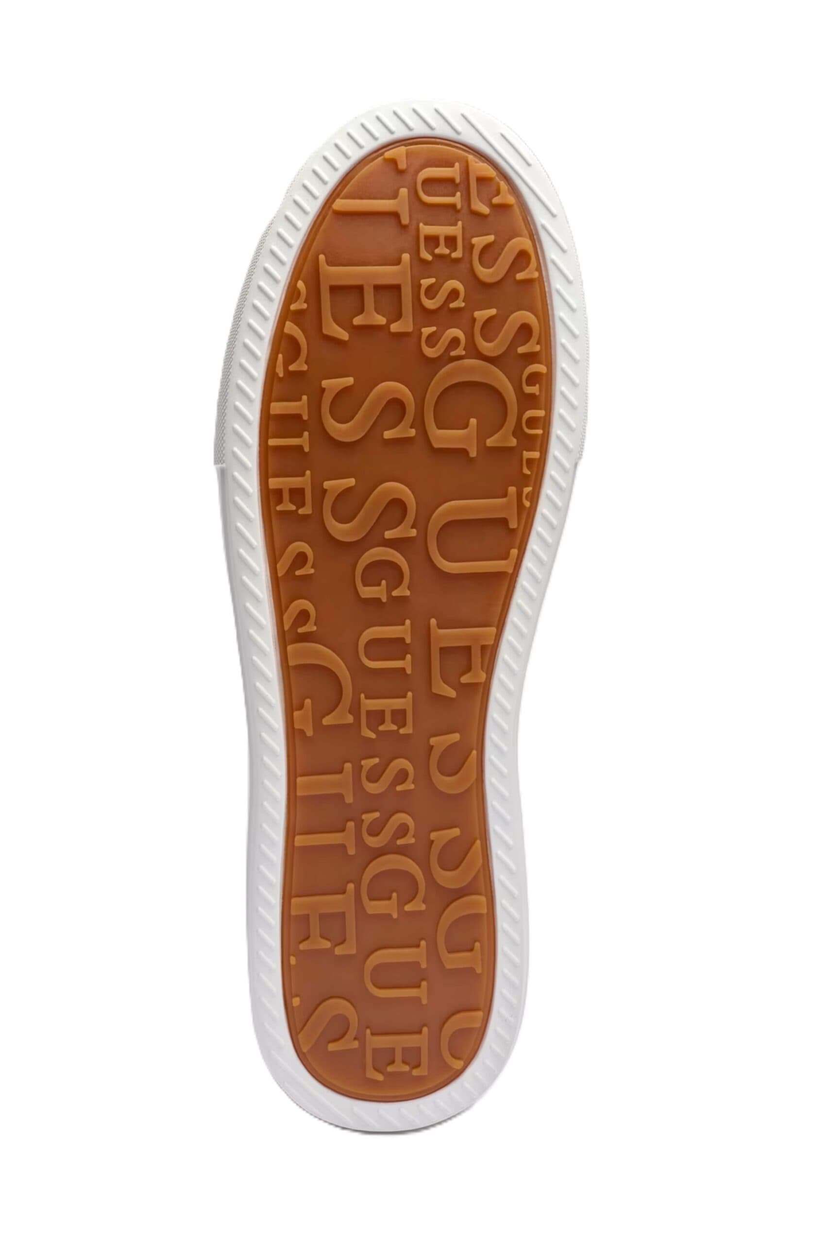 GUESS Sneakers Donna art. FLJJZ4FAL12 in tessuto Beige/Brown - 5