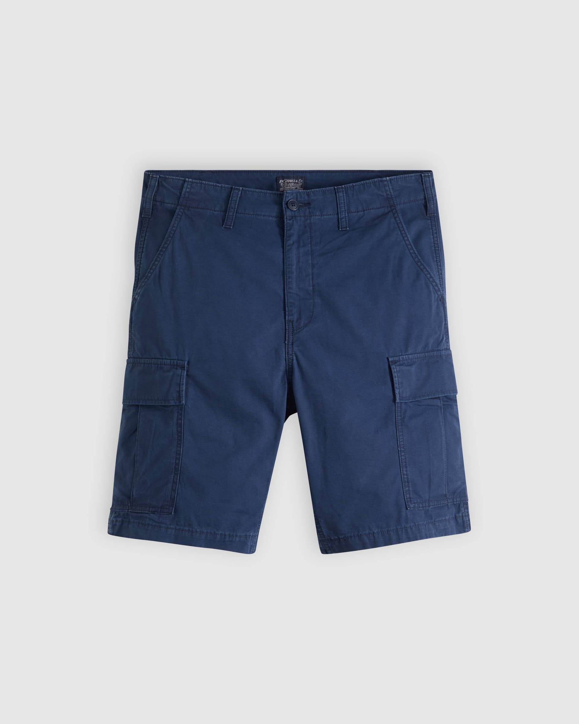Bermuda cargo uomo Levi's Carrier in tela blu lightweight - 6