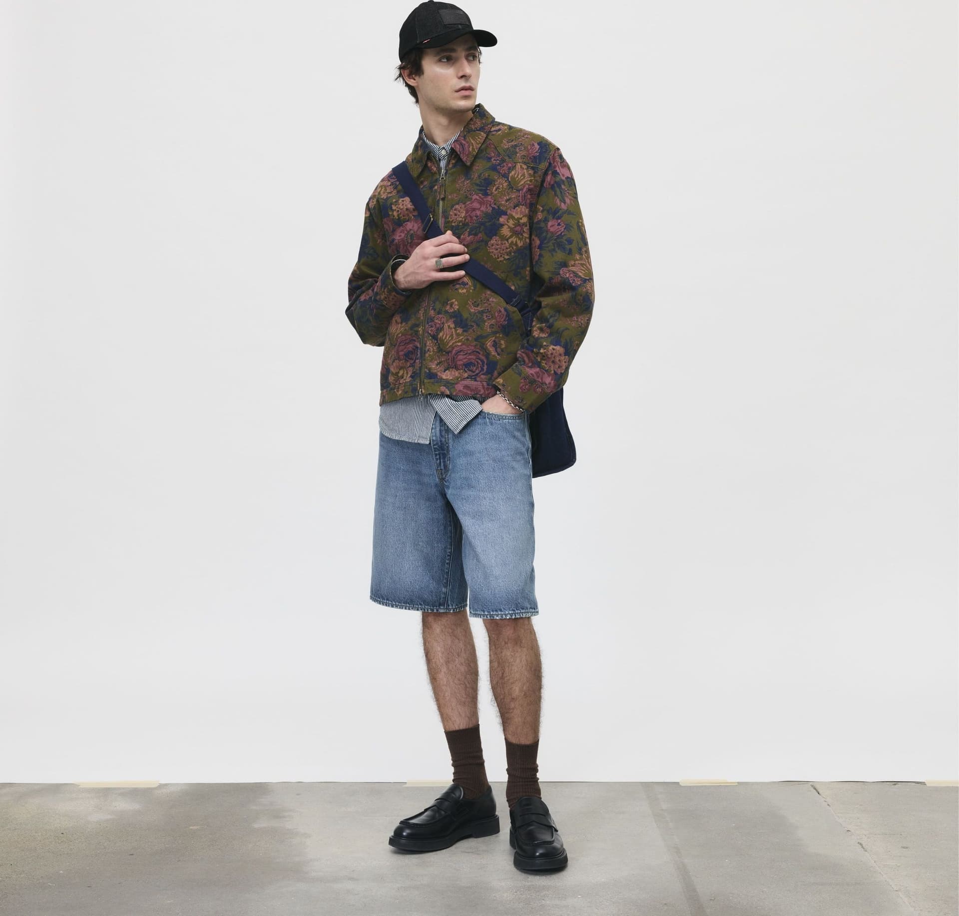 Bermuda jeans uomo Levi's 478 Baggy oversize vita bassa - 4