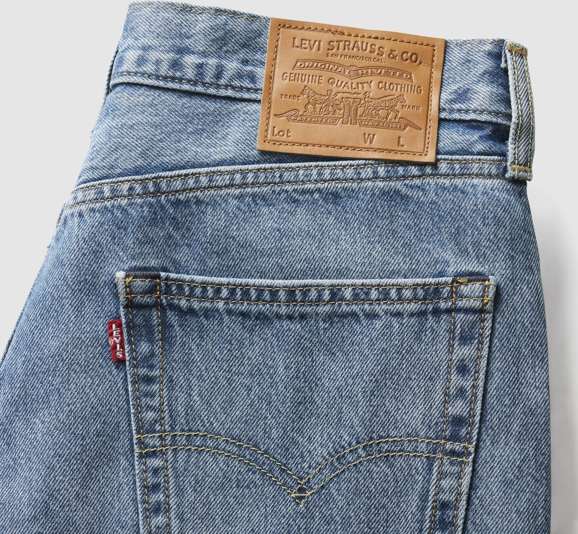 Bermuda jeans uomo Levi's 478 Baggy oversize vita bassa - 7