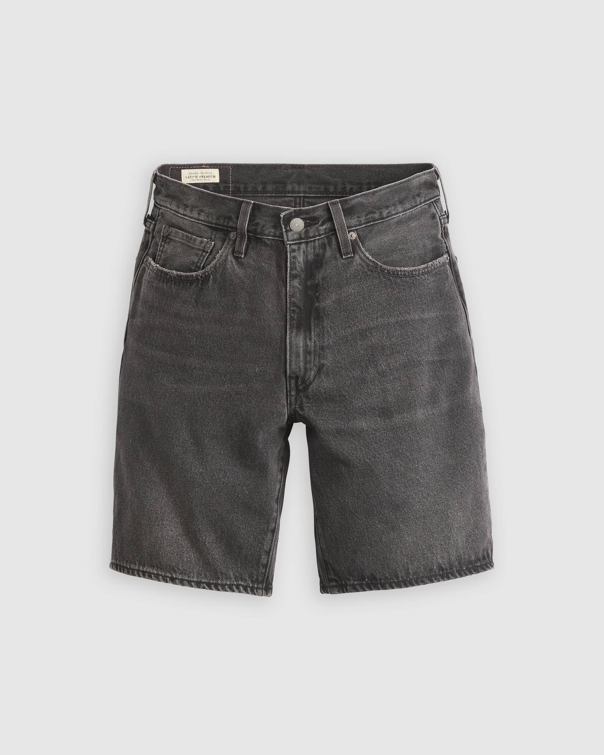Bermuda uomo Levi's 468 Stay Loose denim nero oversize - 2