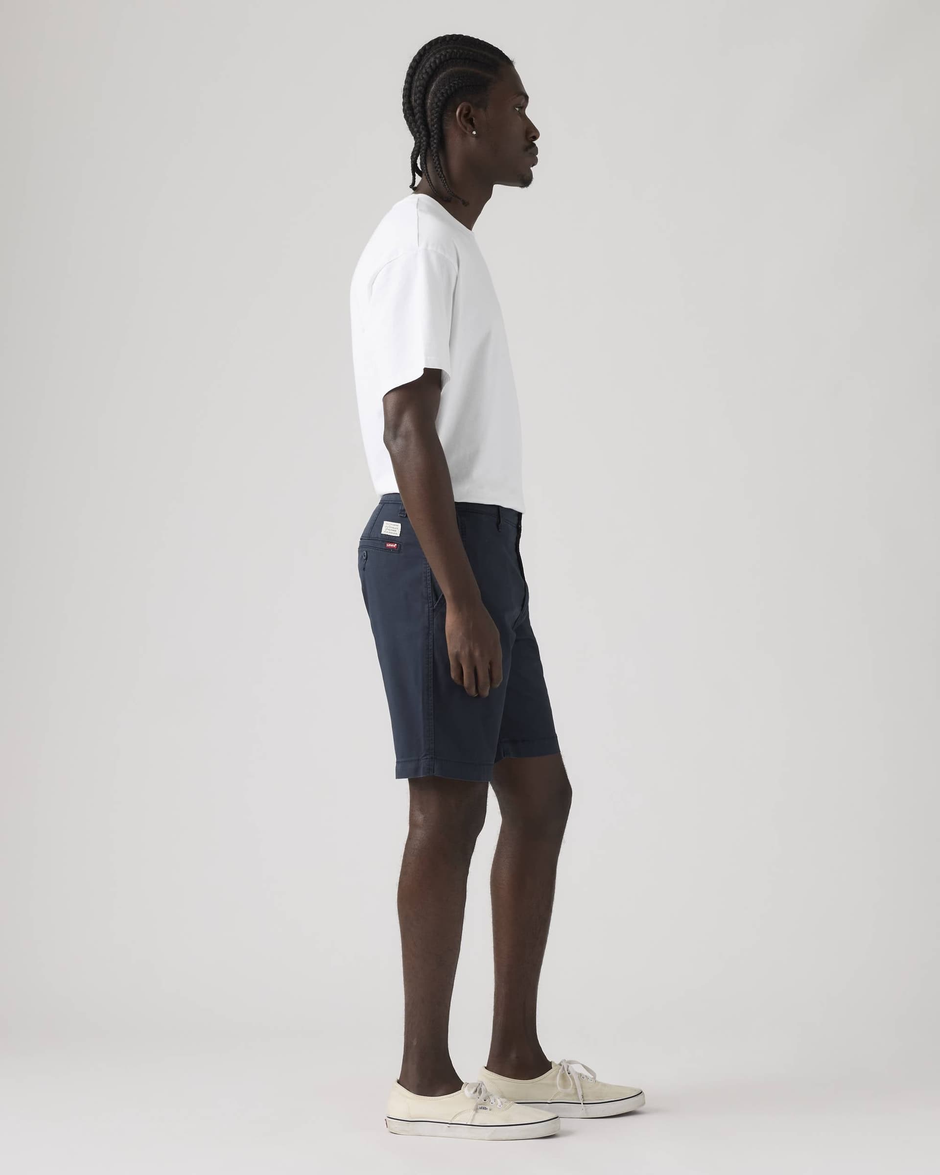 Bermuda uomo Levi's XX Chino affusolati blu Baltic Navy - 3