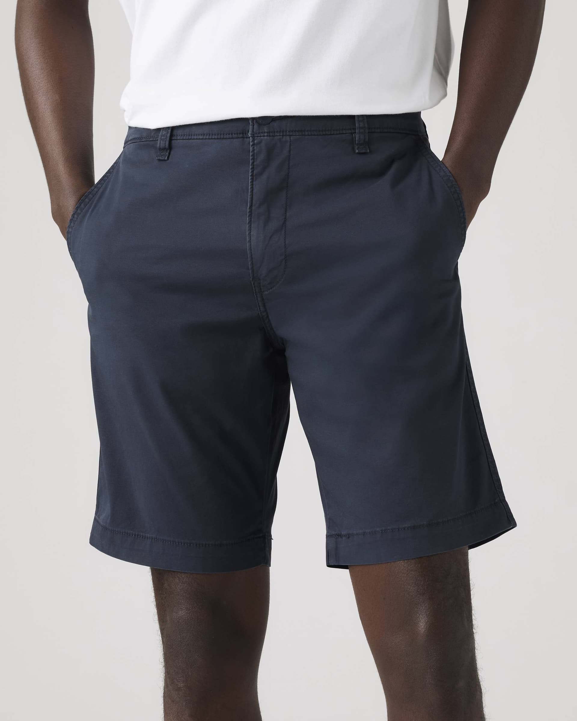 Bermuda uomo Levi's XX Chino affusolati blu Baltic Navy - 4