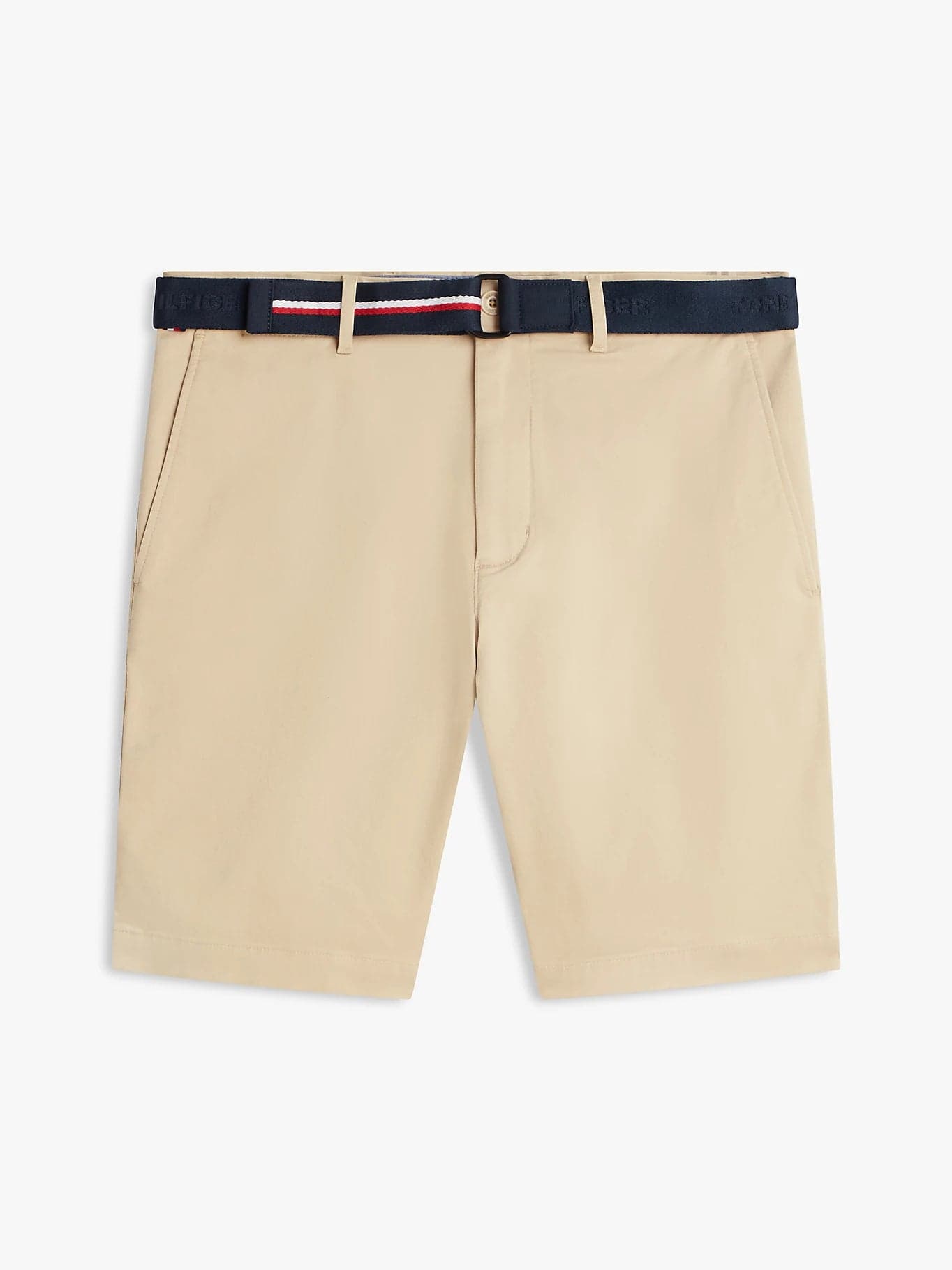 Bermuda uomo Tommy Hilfiger chino Denton beige con cintura interno gamba 24 cm MW0MW42349RBT - 5