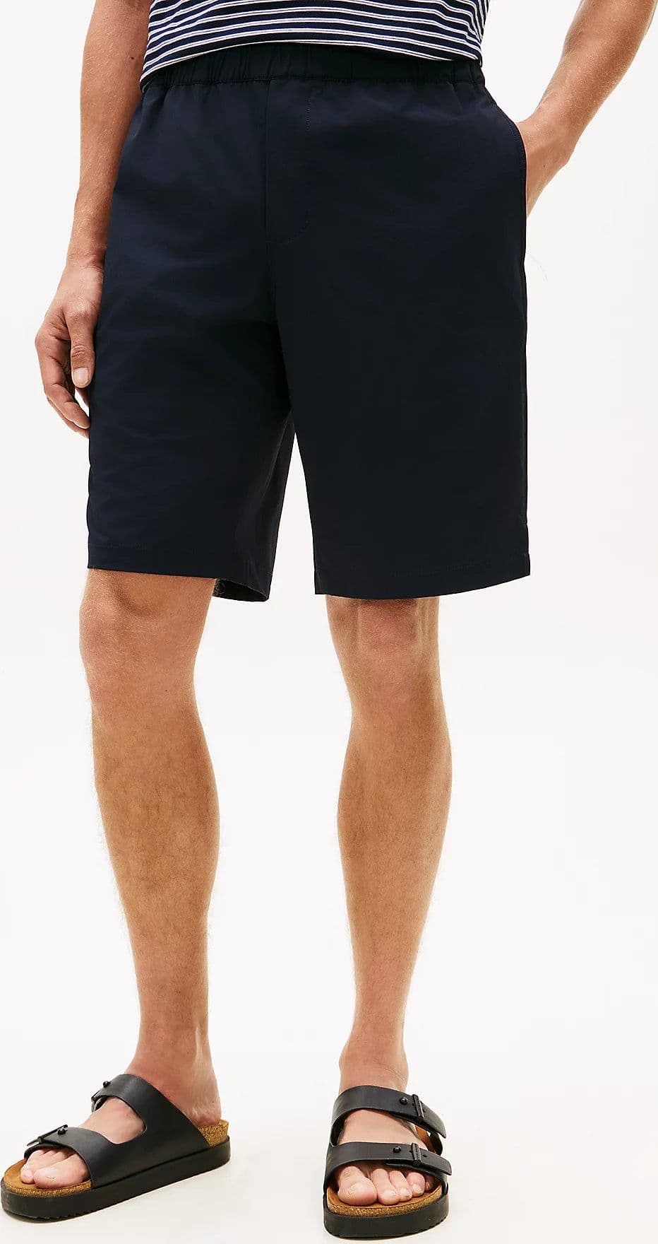 Bermuda uomo Tommy Hilfiger Dover Performance blu in nylon stretch MW0MW42724DW5 - 2