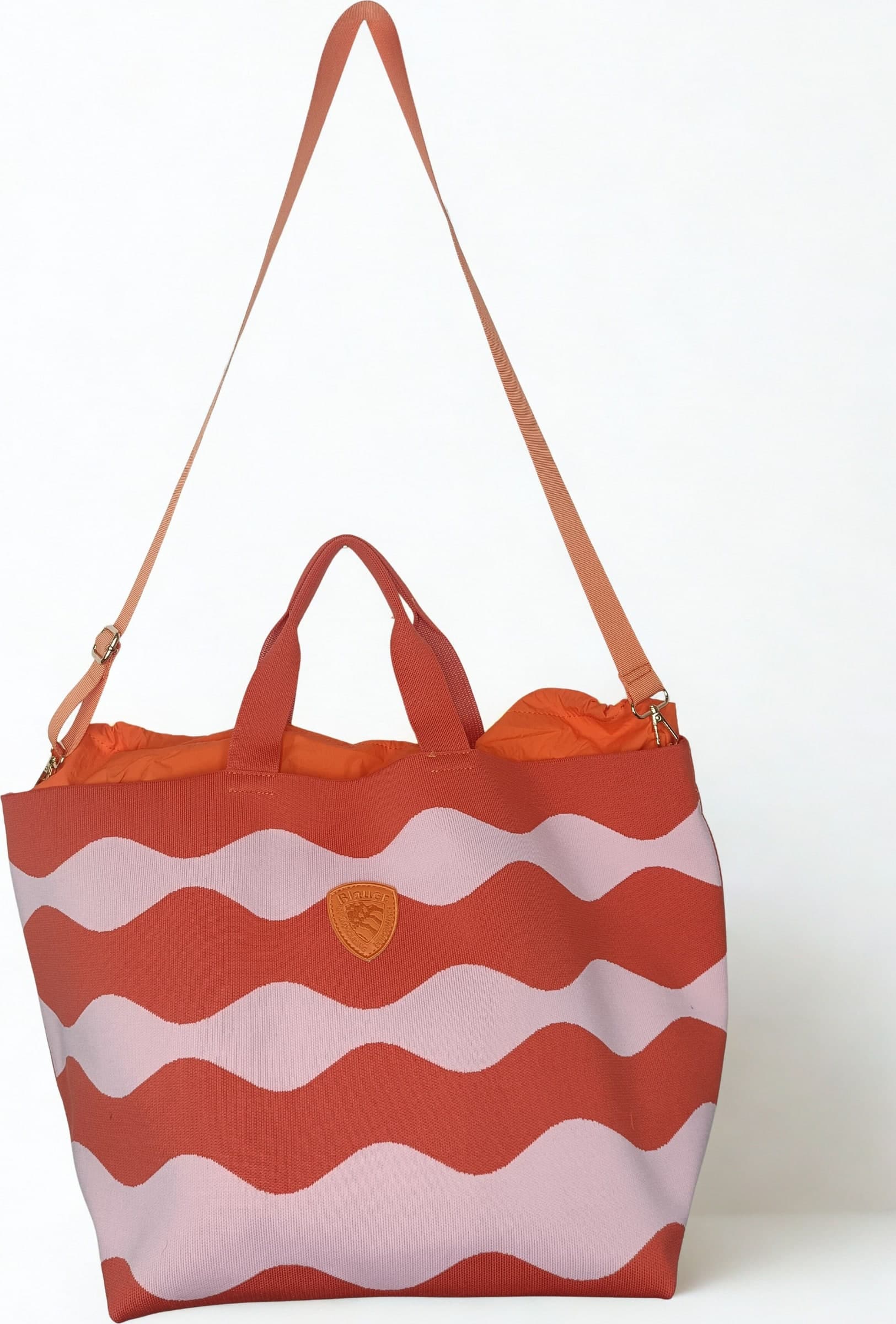 Blauer Borsa Donna  Mare Knitted Tote Bag Orange Pink - 2