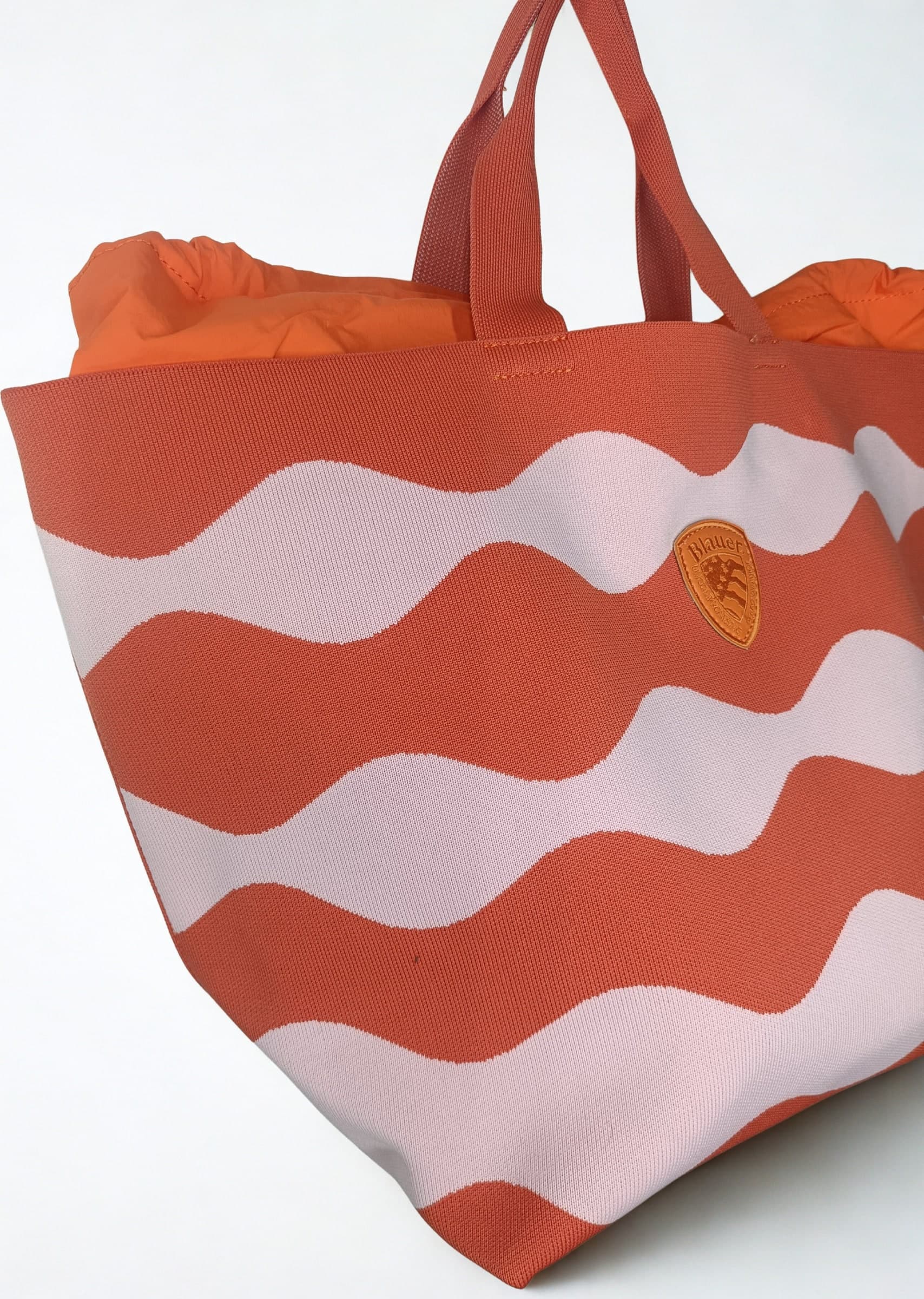 Blauer Borsa Donna  Mare Knitted Tote Bag Orange Pink - 3