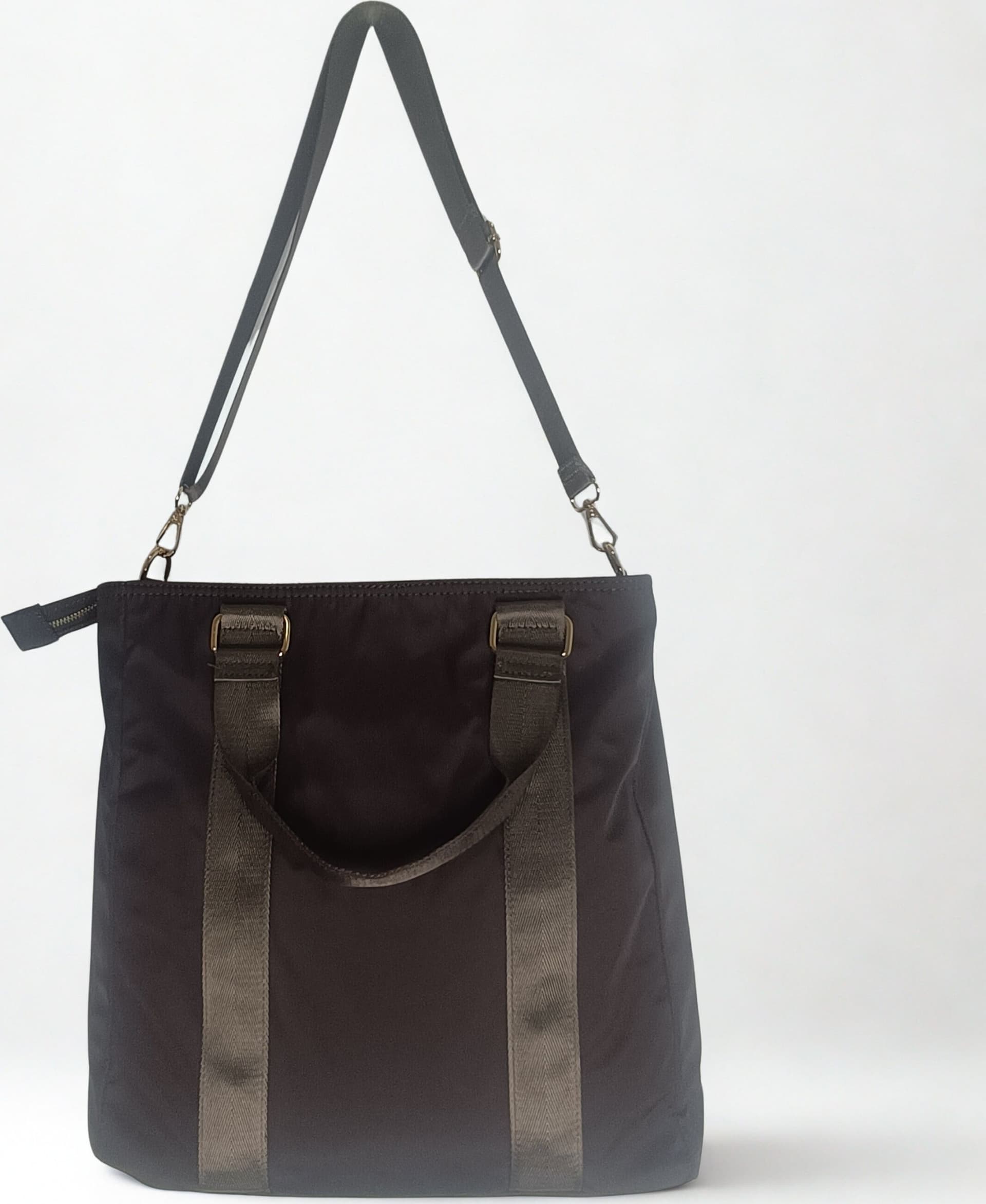 Blauer borsa donna nylon tote bag S6SILVA01 dark brown - 2