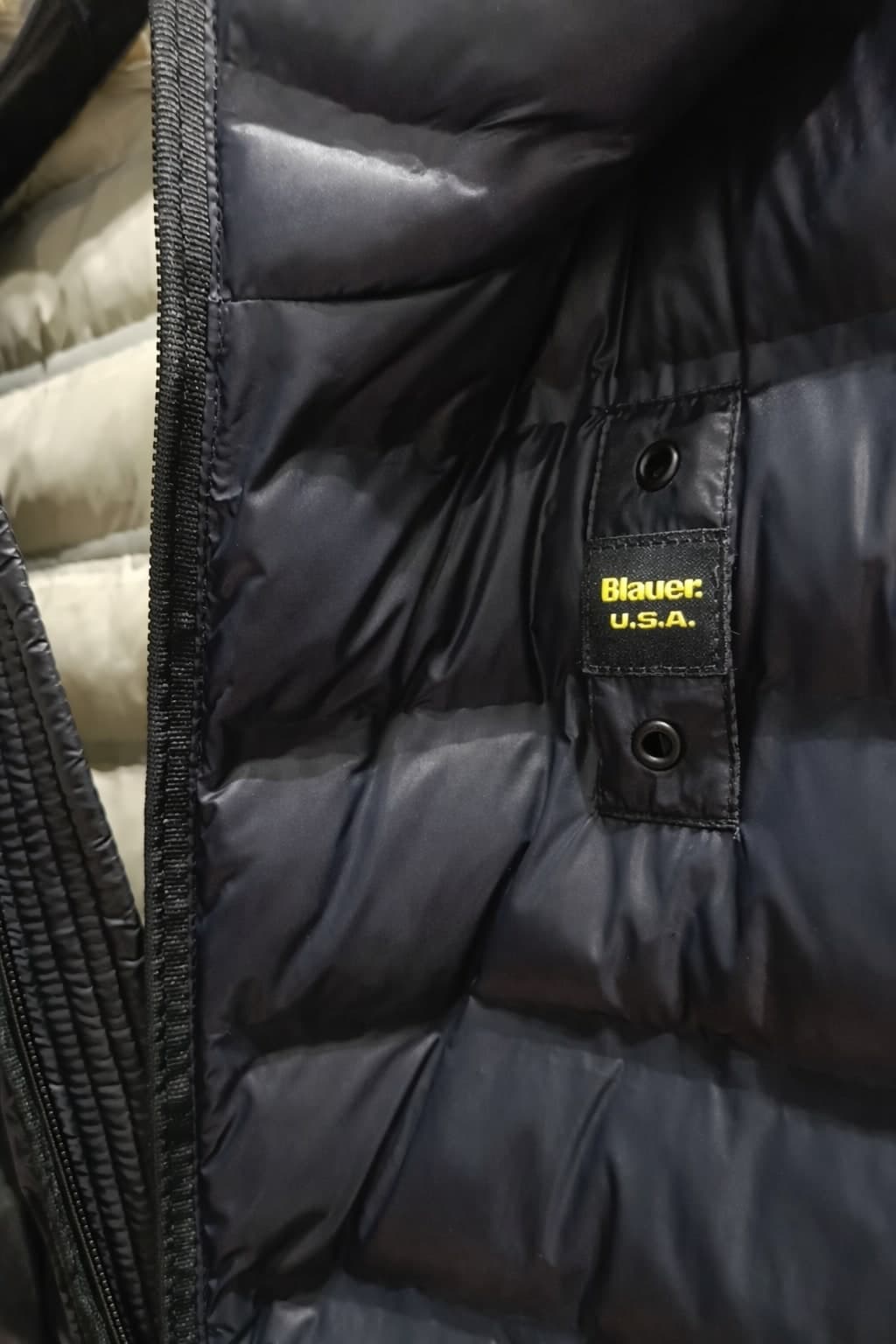 Blauer giubbetto uomo termosaldato con cappuccio mod. Charles 26sbluc02179 - 3