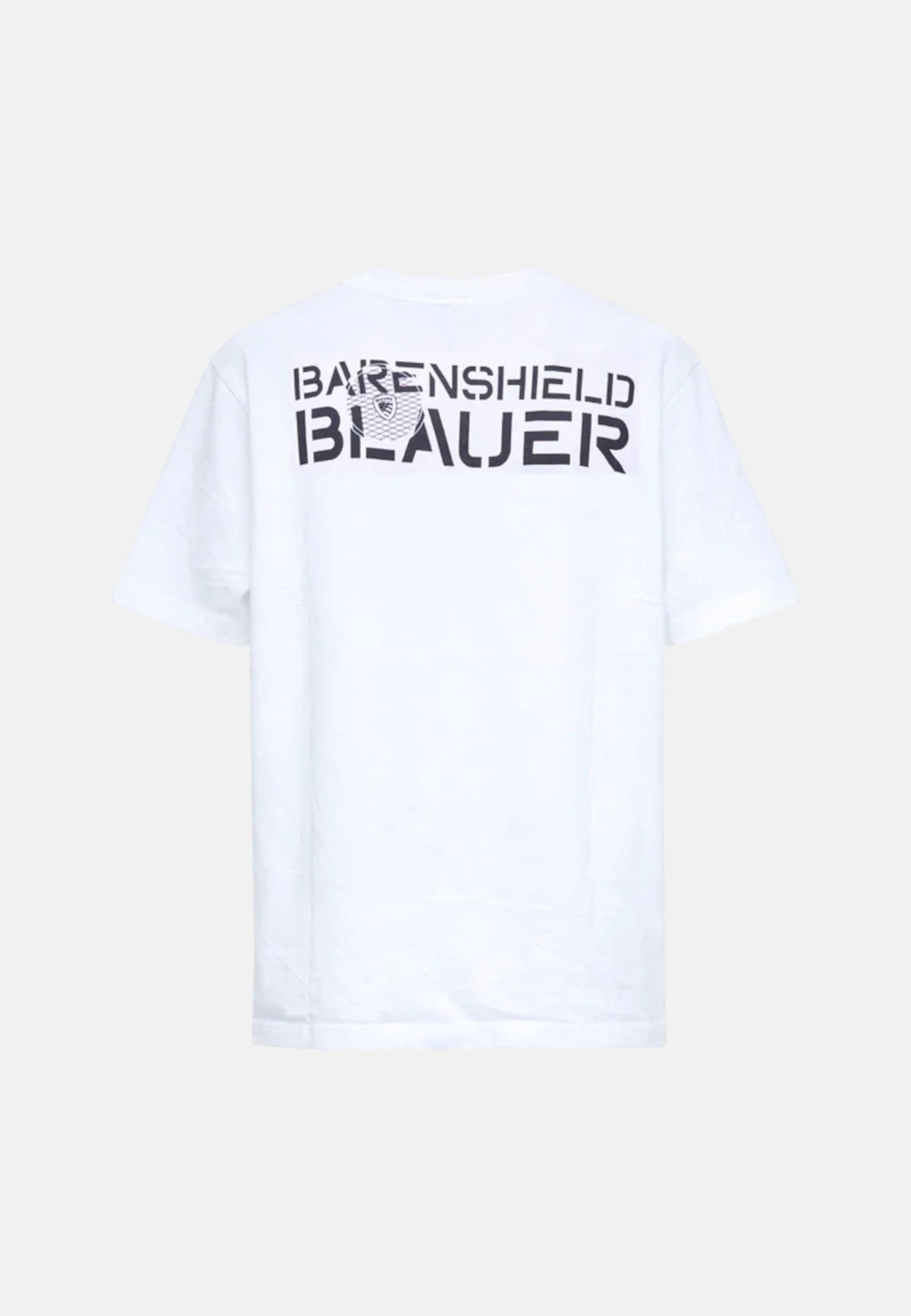 Blauer T-shirt uomo 26SBLUH02237 mod. Wallance Bianco Neve - 2