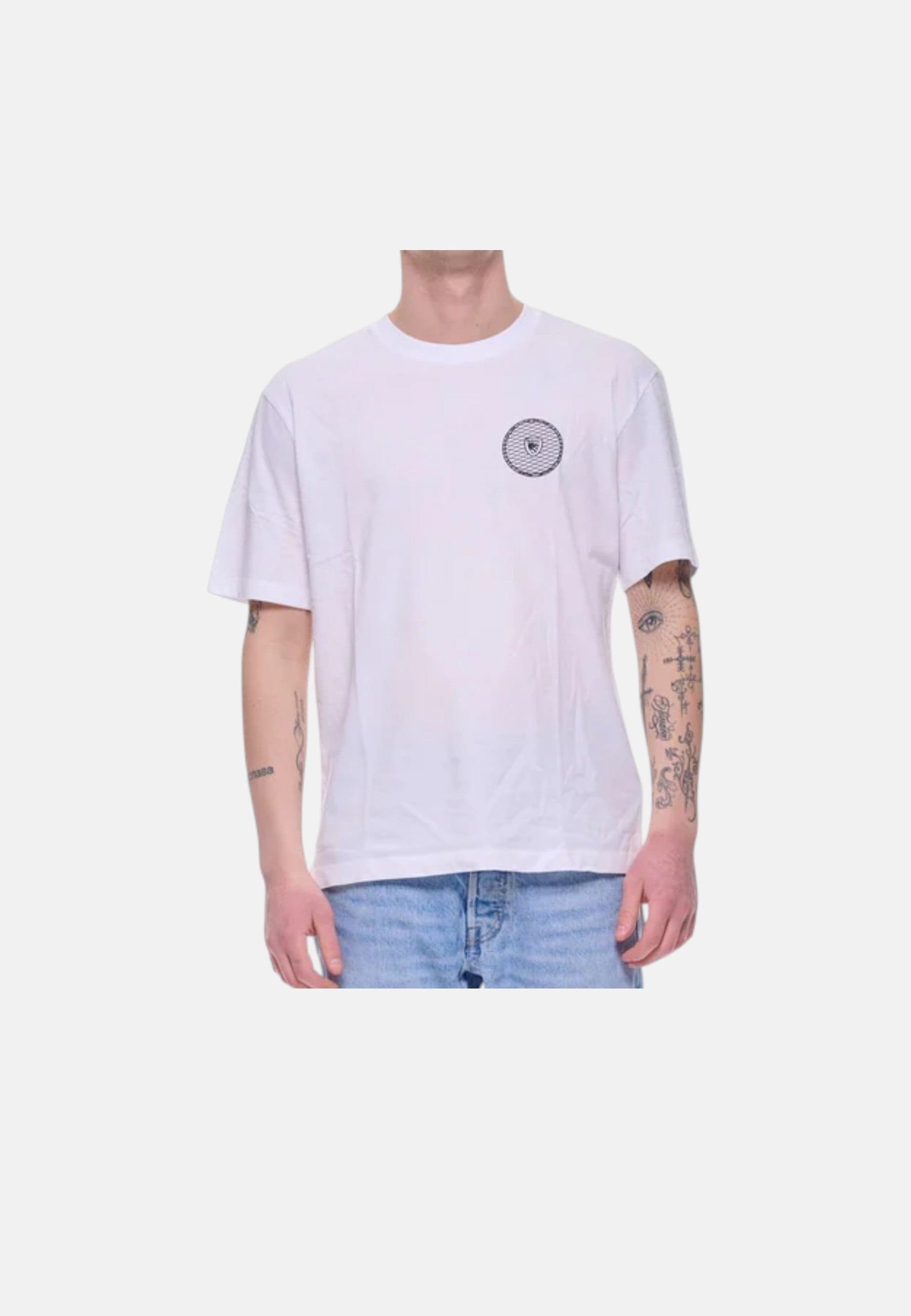 Blauer T-shirt uomo 26SBLUH02237 mod. Wallance Bianco Neve - 4