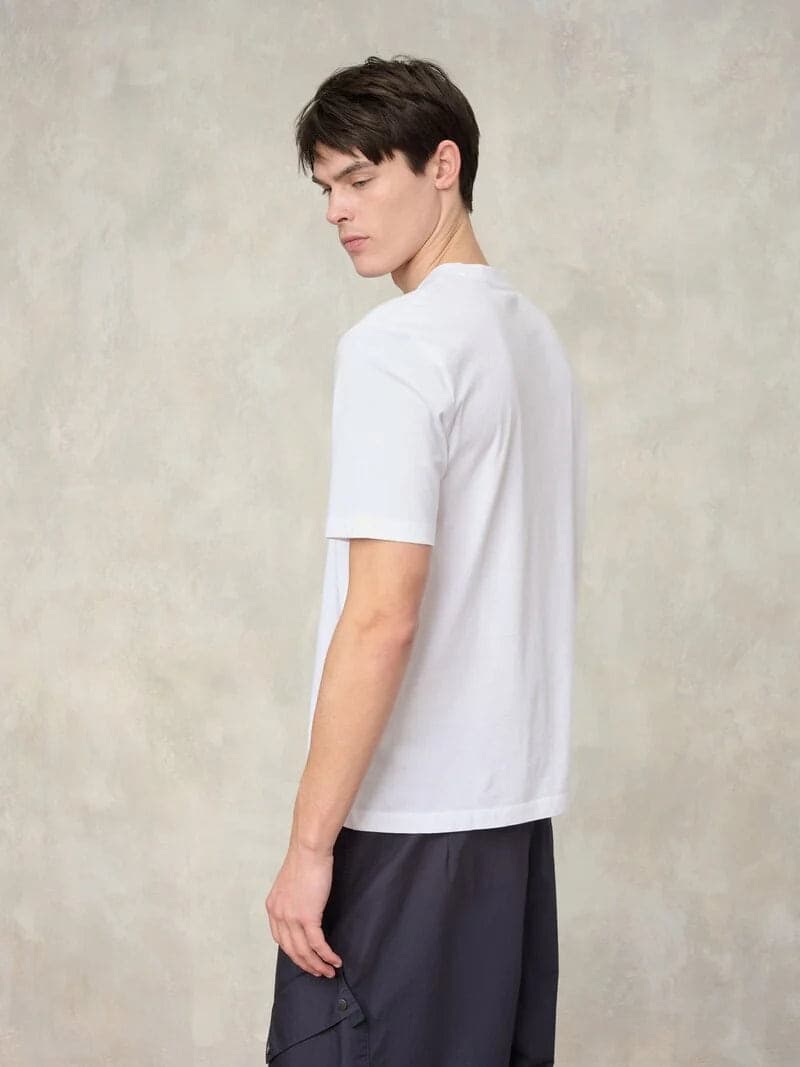 Blauer T-shirt uomo 26SBLUH02300 mod. Errol Bianco Neve - 3