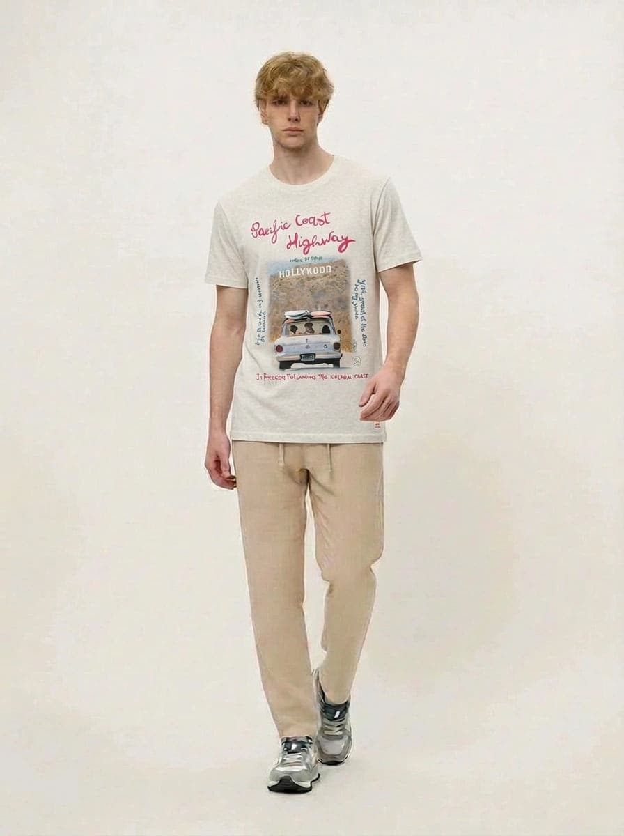 Bob T-shirt uomo in jersey stampata - 3
