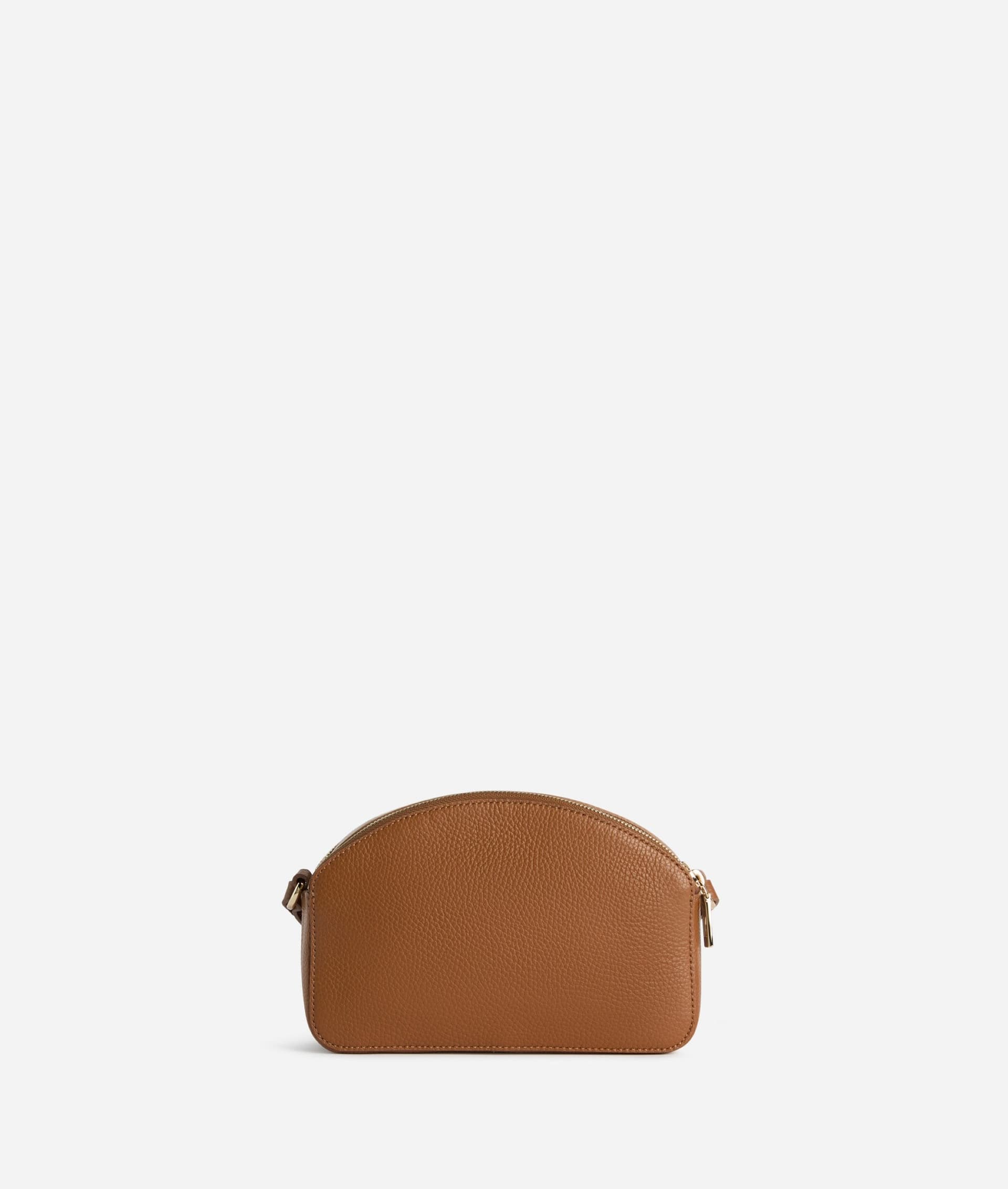 Borsa tracolla donna 1ª Classe Aura Bag reporter in pelle granata cuoio - 2