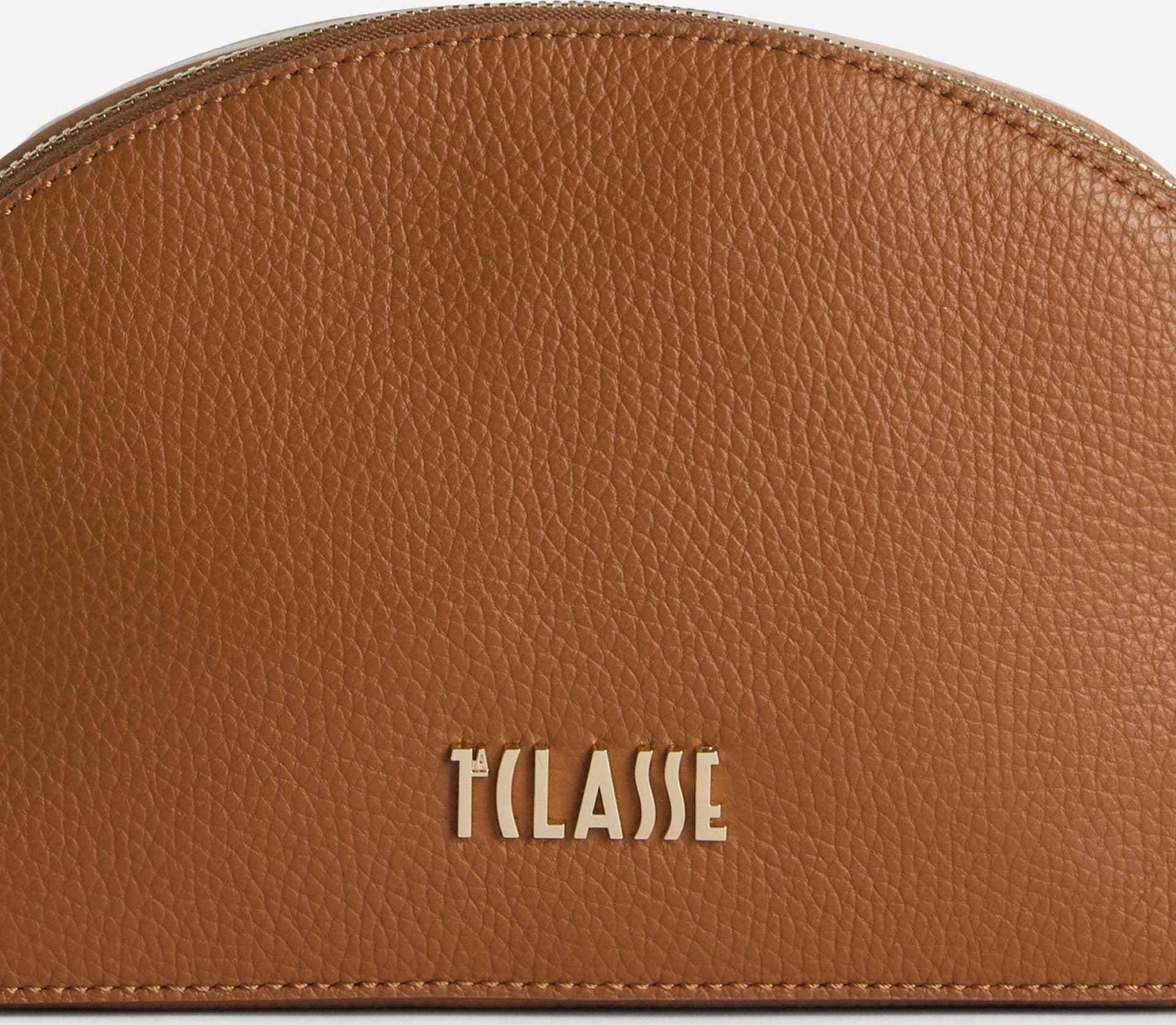 Borsa tracolla donna 1ª Classe Aura Bag reporter in pelle granata cuoio - 4