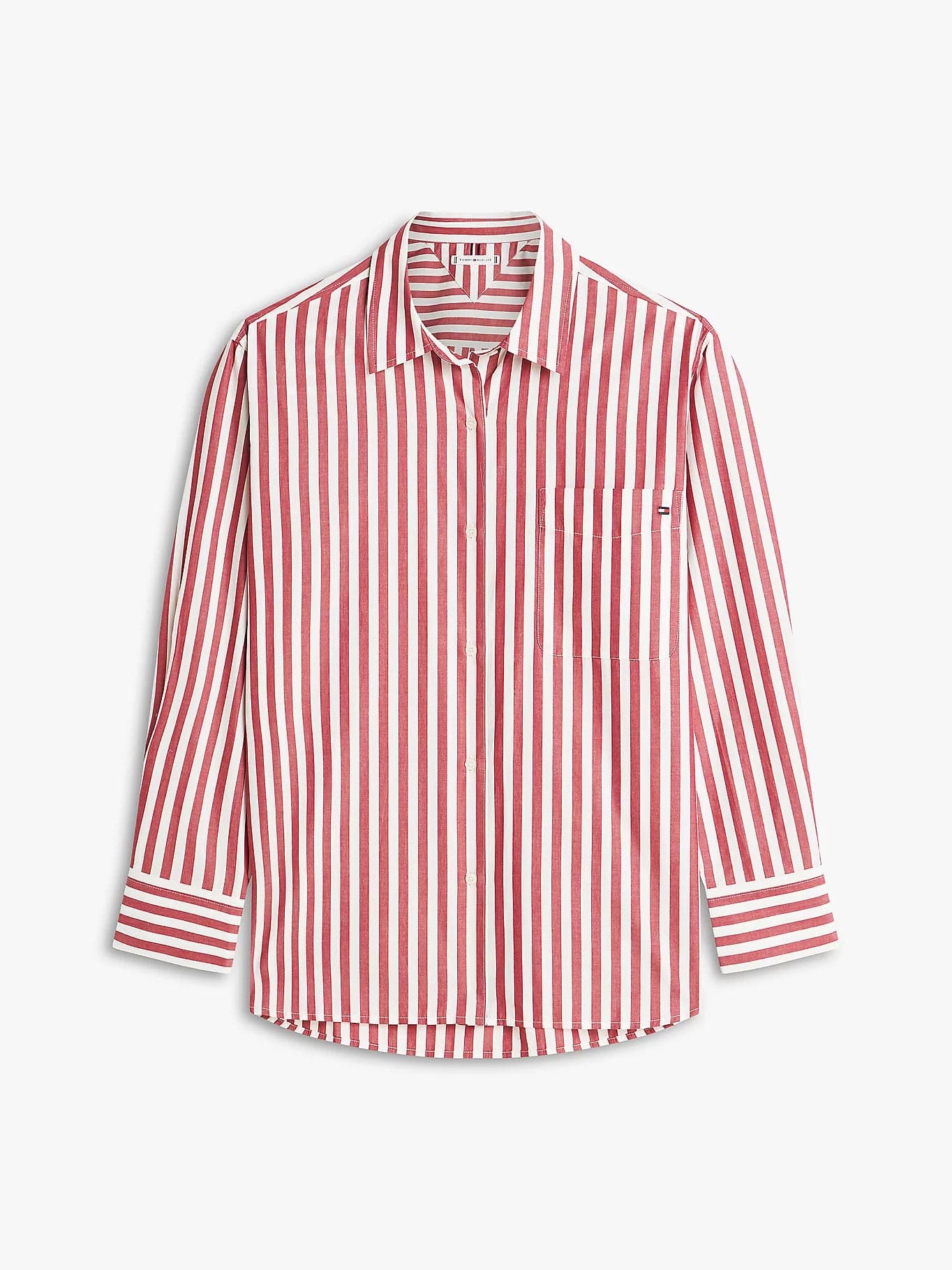 Camicia donna oversize Tommy Hilfiger a righe in cotone – Classic fit WW0WW456120AA - 5