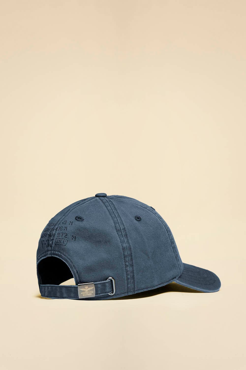 Cappello Uomo Aeronautica Militare blu ardesia baseball cotone regolabile - 2