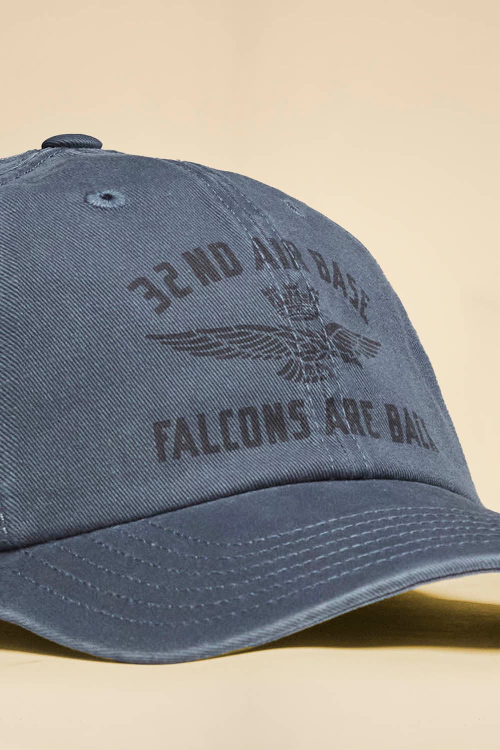Cappello Uomo Aeronautica Militare blu ardesia baseball cotone regolabile - 3