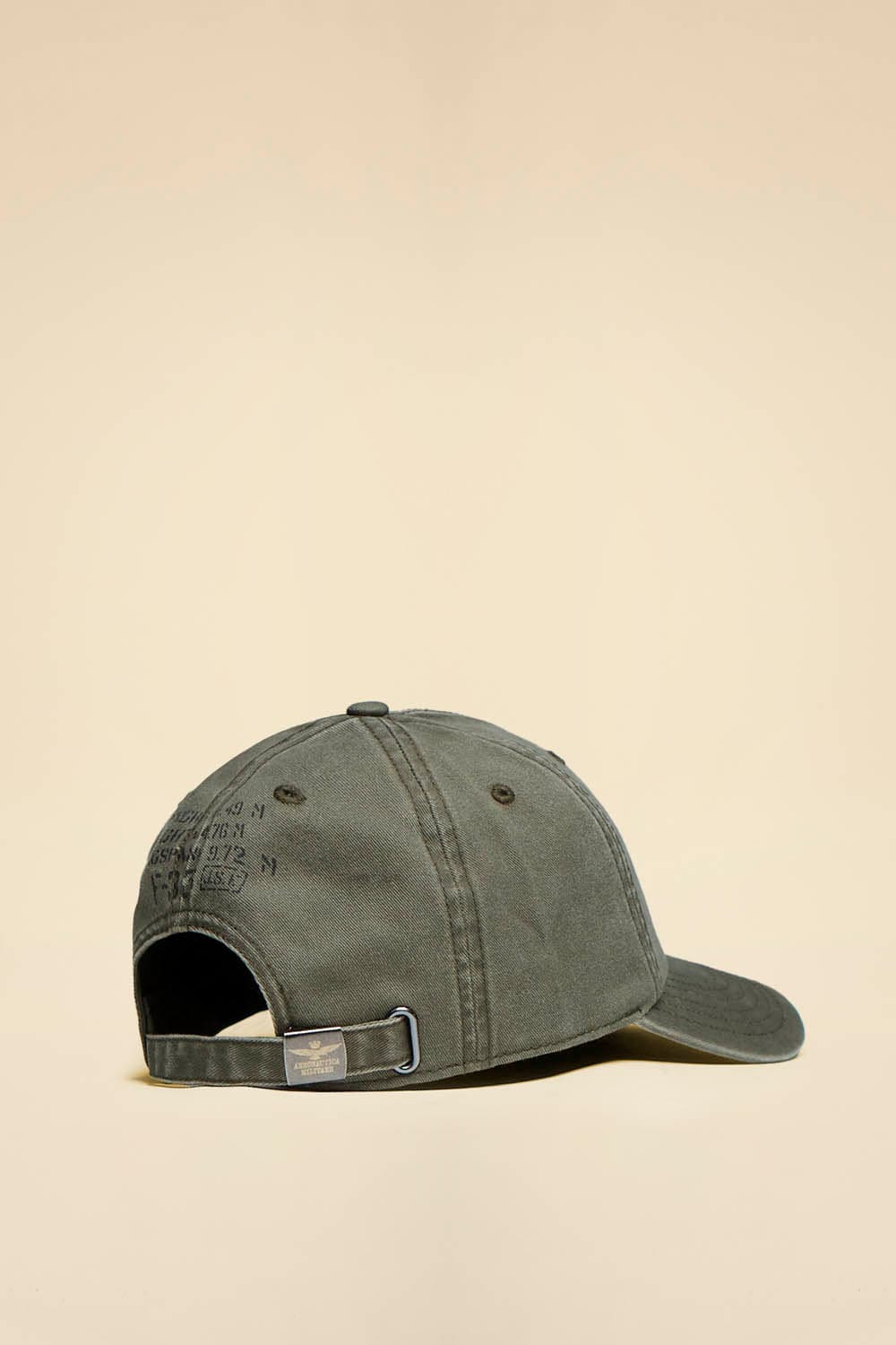 Cappello Uomo Aeronautica Militare verde baseball cotone regolabile - 2