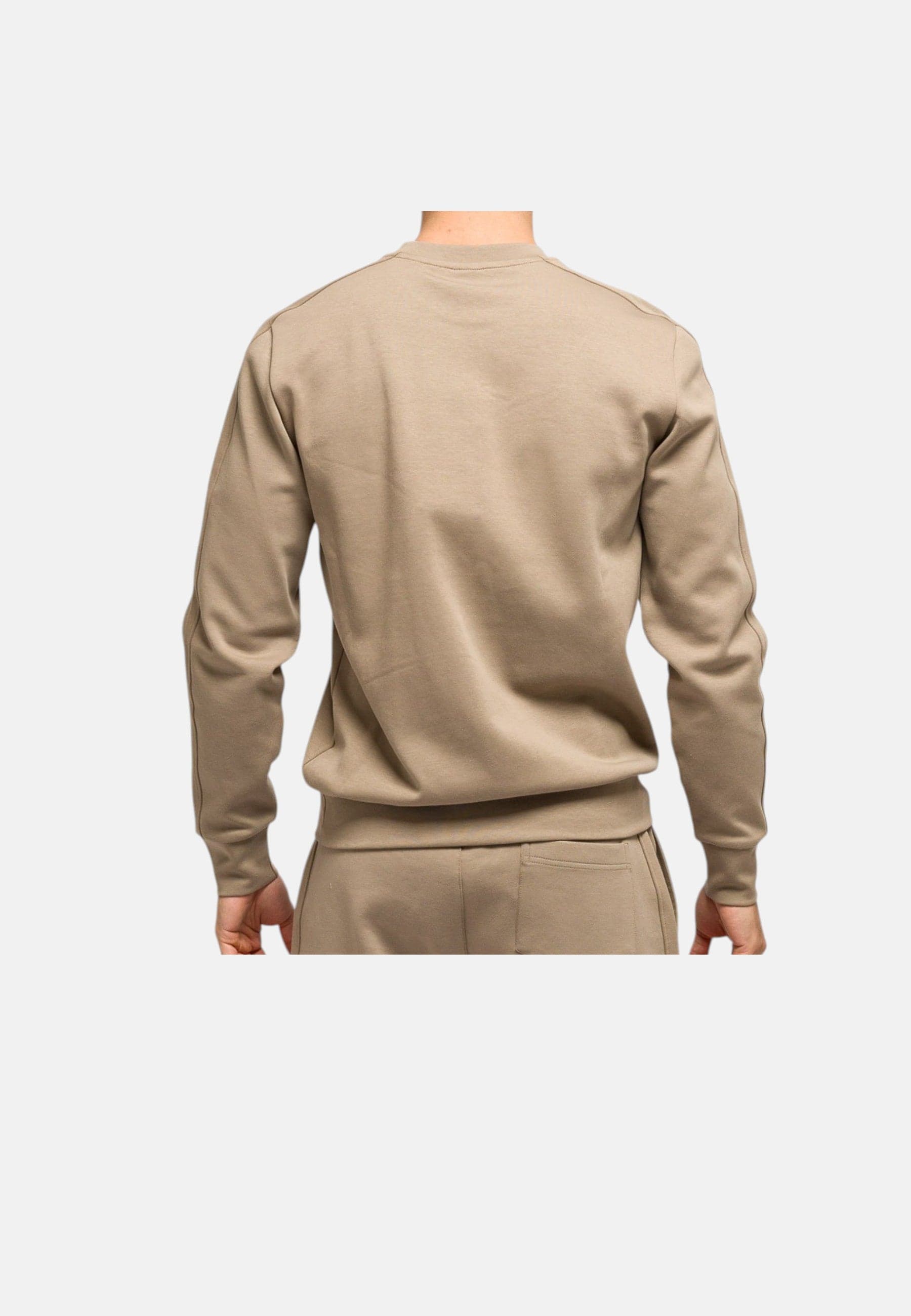 Colmar Felpa Uomo Girocollo 6126 Beige con Logo - 4