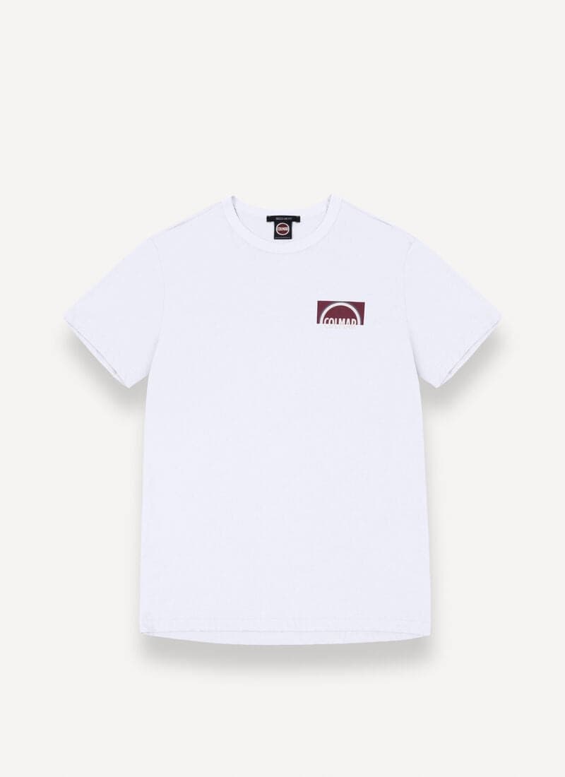 Colmar T-shirt uomo 7547 white con logo sul petto - 5