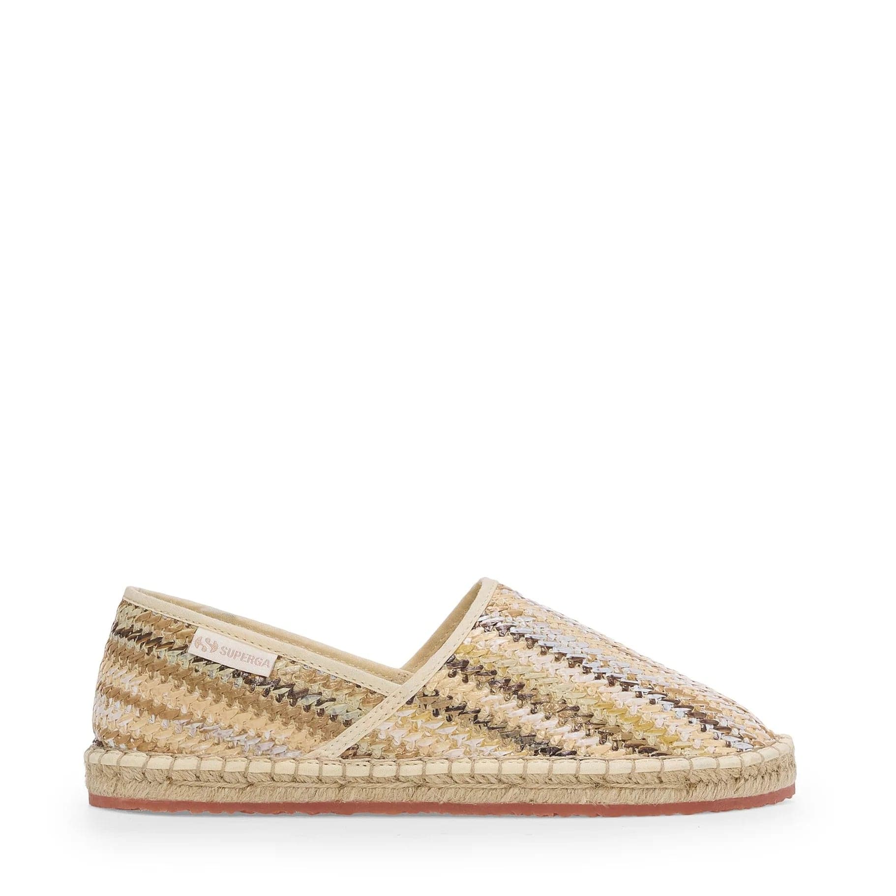 Espadrillas Donna Superga S7143JW A0E slip-on in rafia – Beige