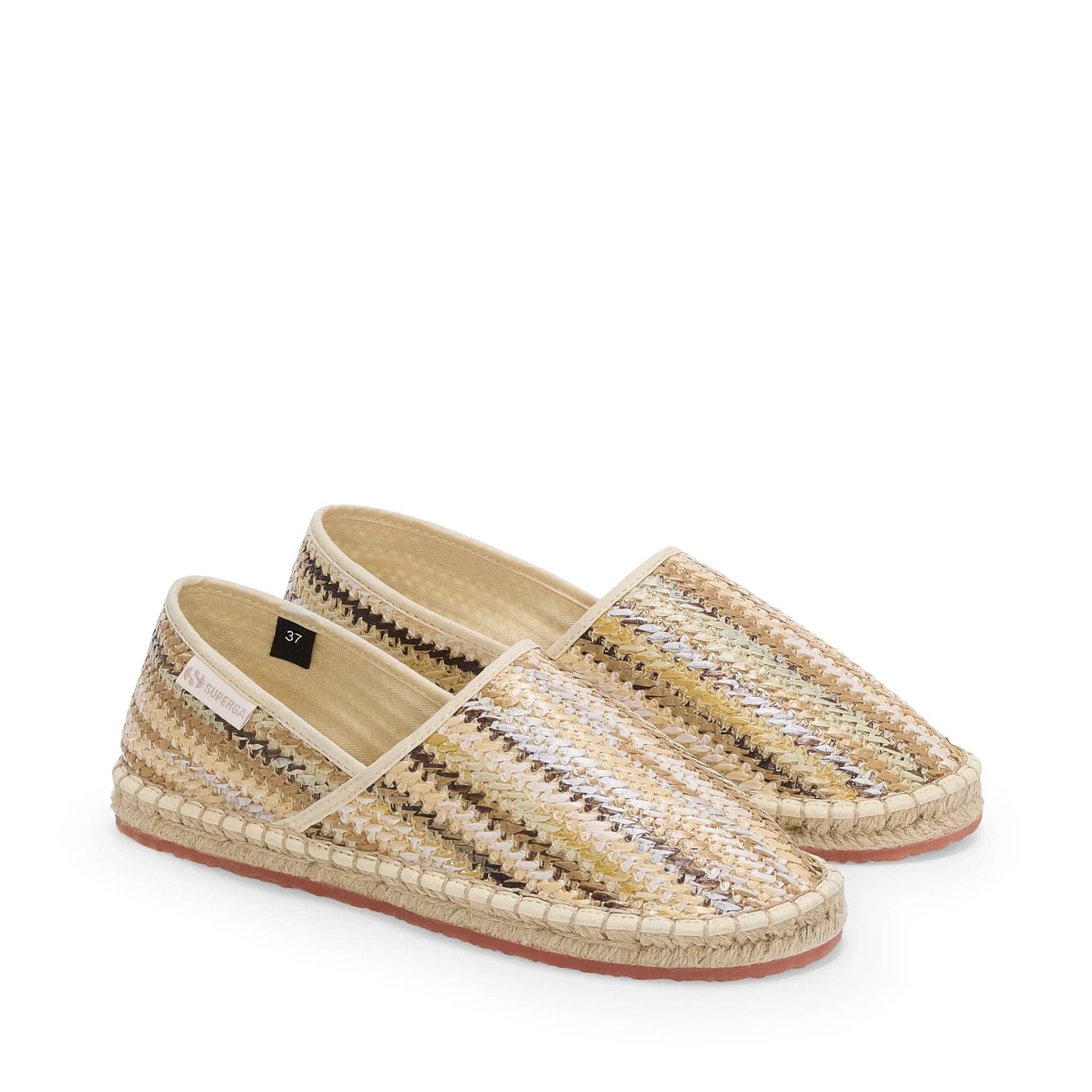 Espadrillas Donna Superga S7143JW A0E slip-on in rafia – Beige - 2