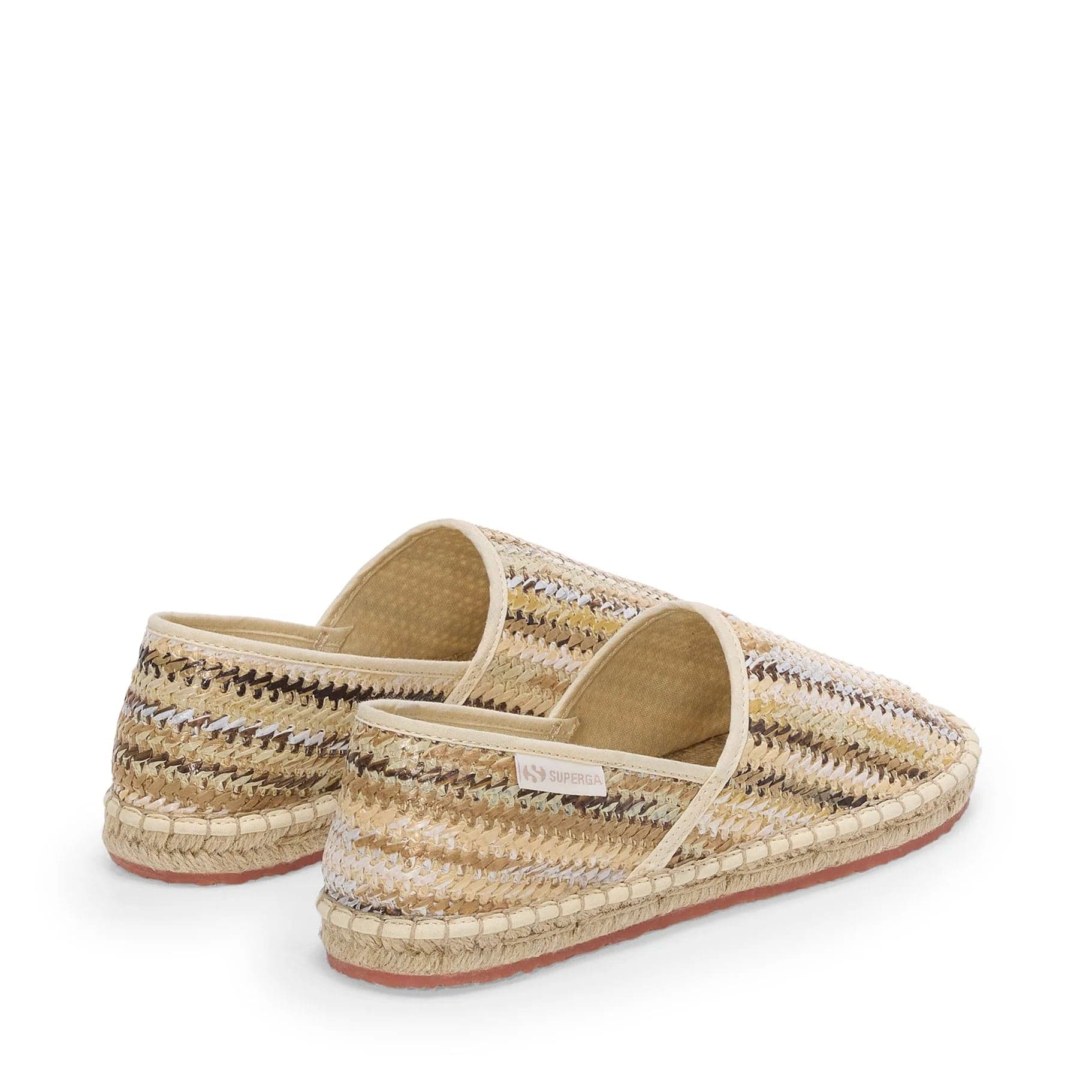Espadrillas Donna Superga S7143JW A0E slip-on in rafia – Beige - 3