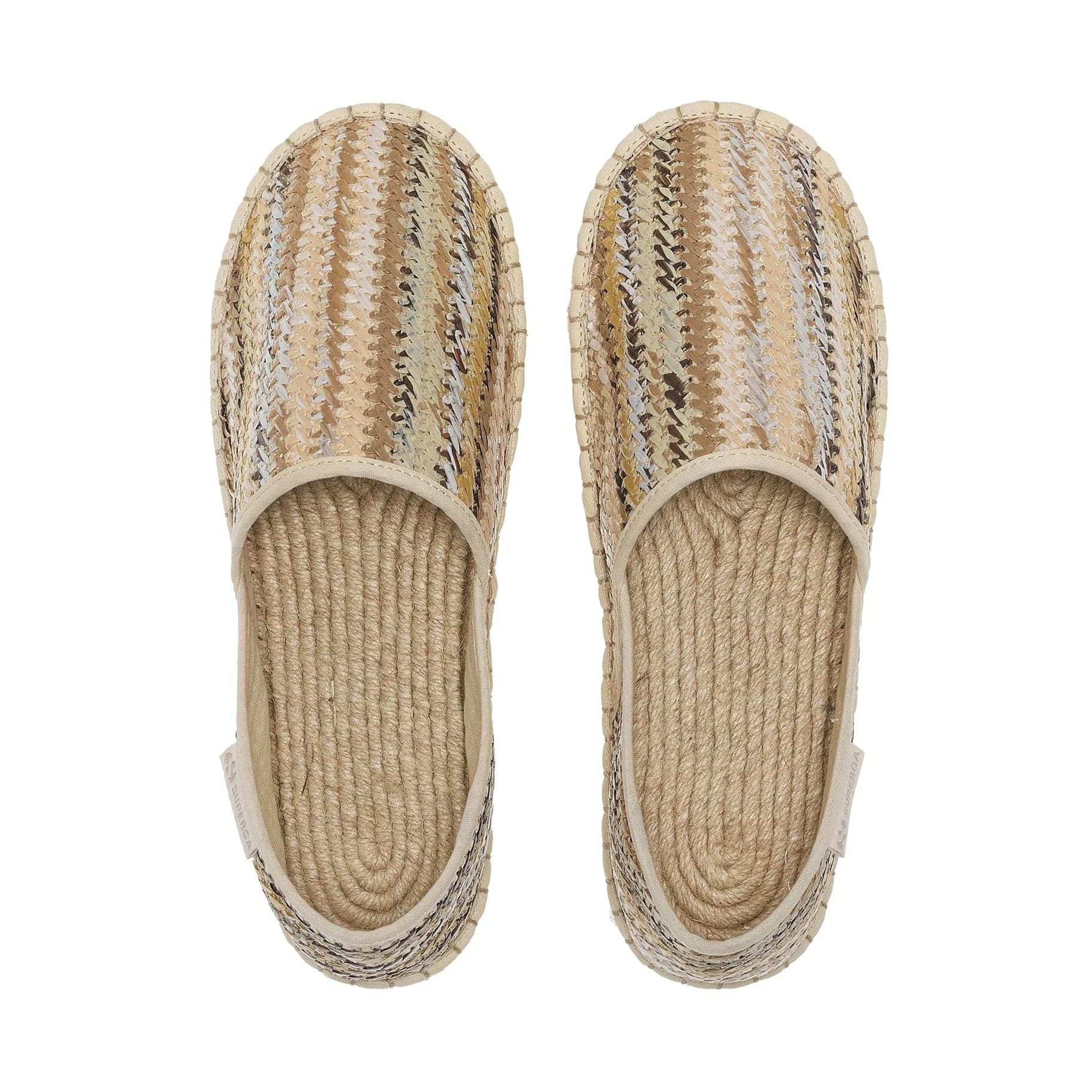 Espadrillas Donna Superga S7143JW A0E slip-on in rafia – Beige - 4