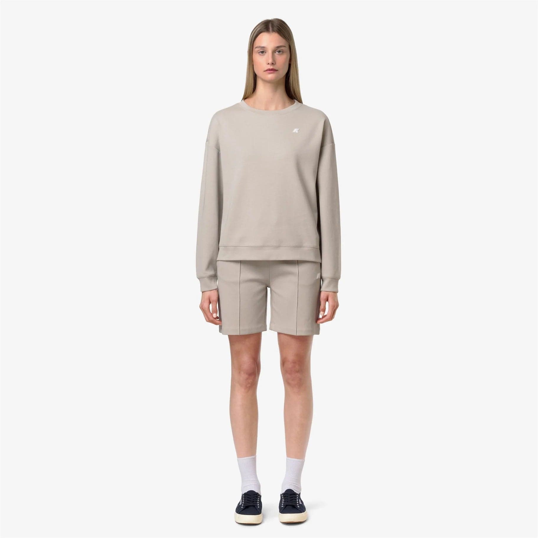 K-Way Felpa donna loizelle interlock  K3157CW 634 - 4