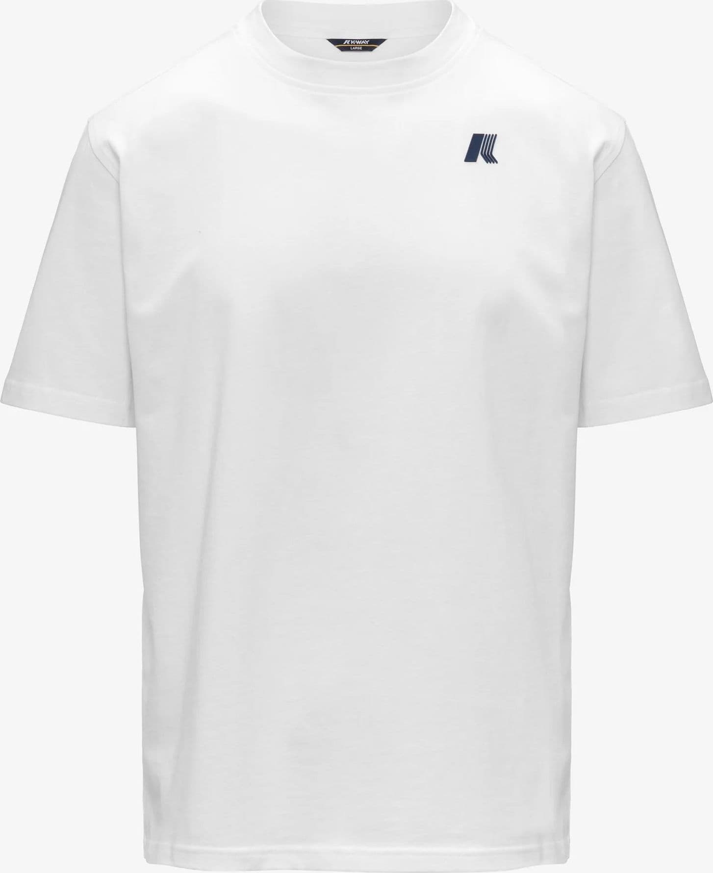 K-Way T-shirt uomo Solo Wave in cotone bianca - 2