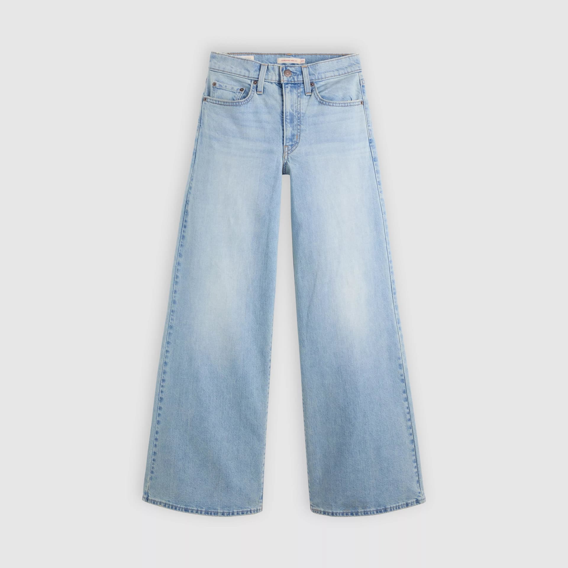 Levi's 728™ High Rise Wide Leg Jeans Donna Vita Alta Gamba Ampia Denim Chiaro - 6